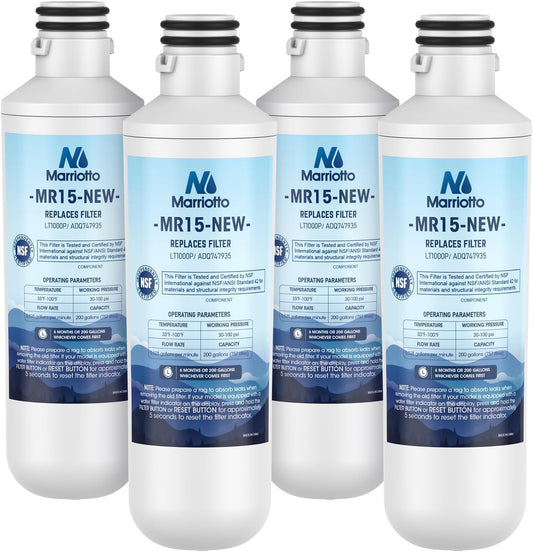 MARRIOTTO Water Filter LT1000PC Replacement for Refrigerator, Compatible with LT1000PC/PCS