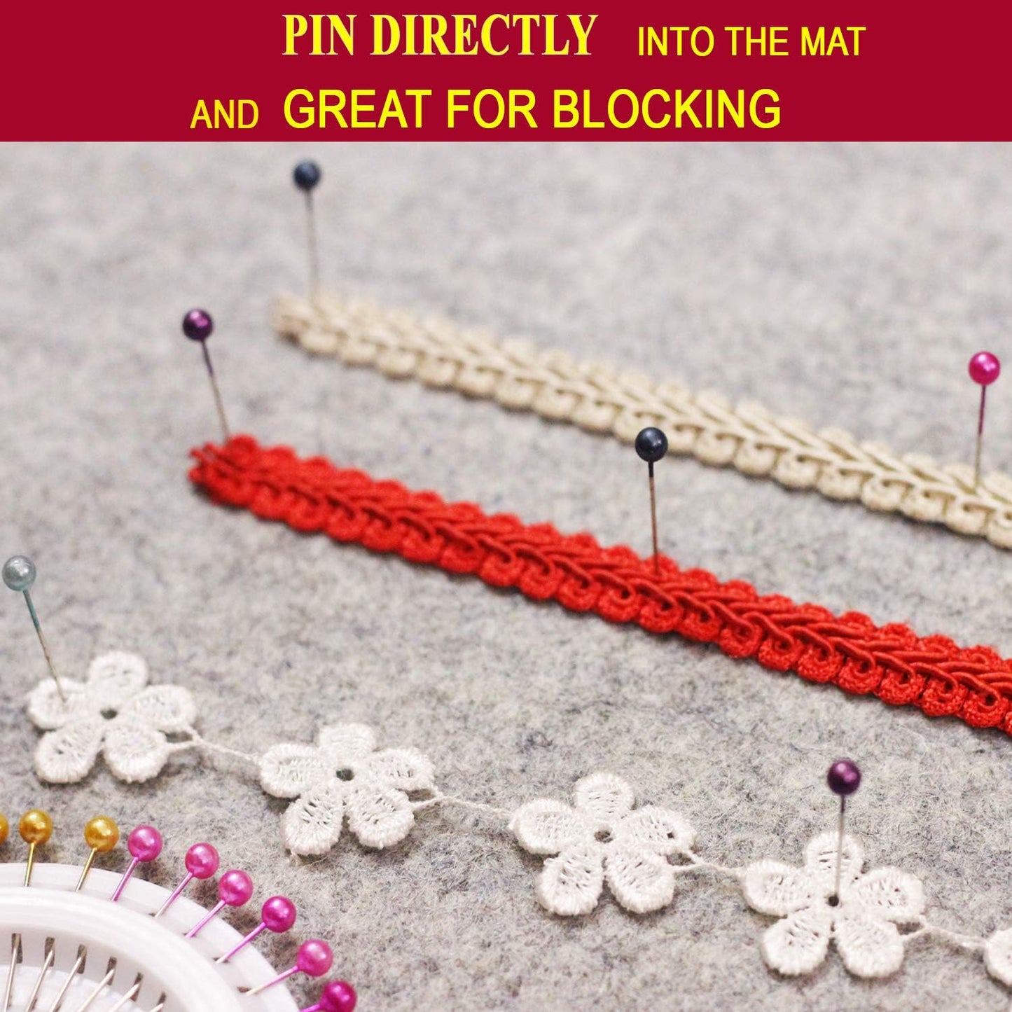 Wool Pressing Mat 60" x 22" Quilting Ironing Pad - 100% New Zealand Felted Wool Iron Board for Quilters, Great for Quilting & Sewing Projects by SAVINA