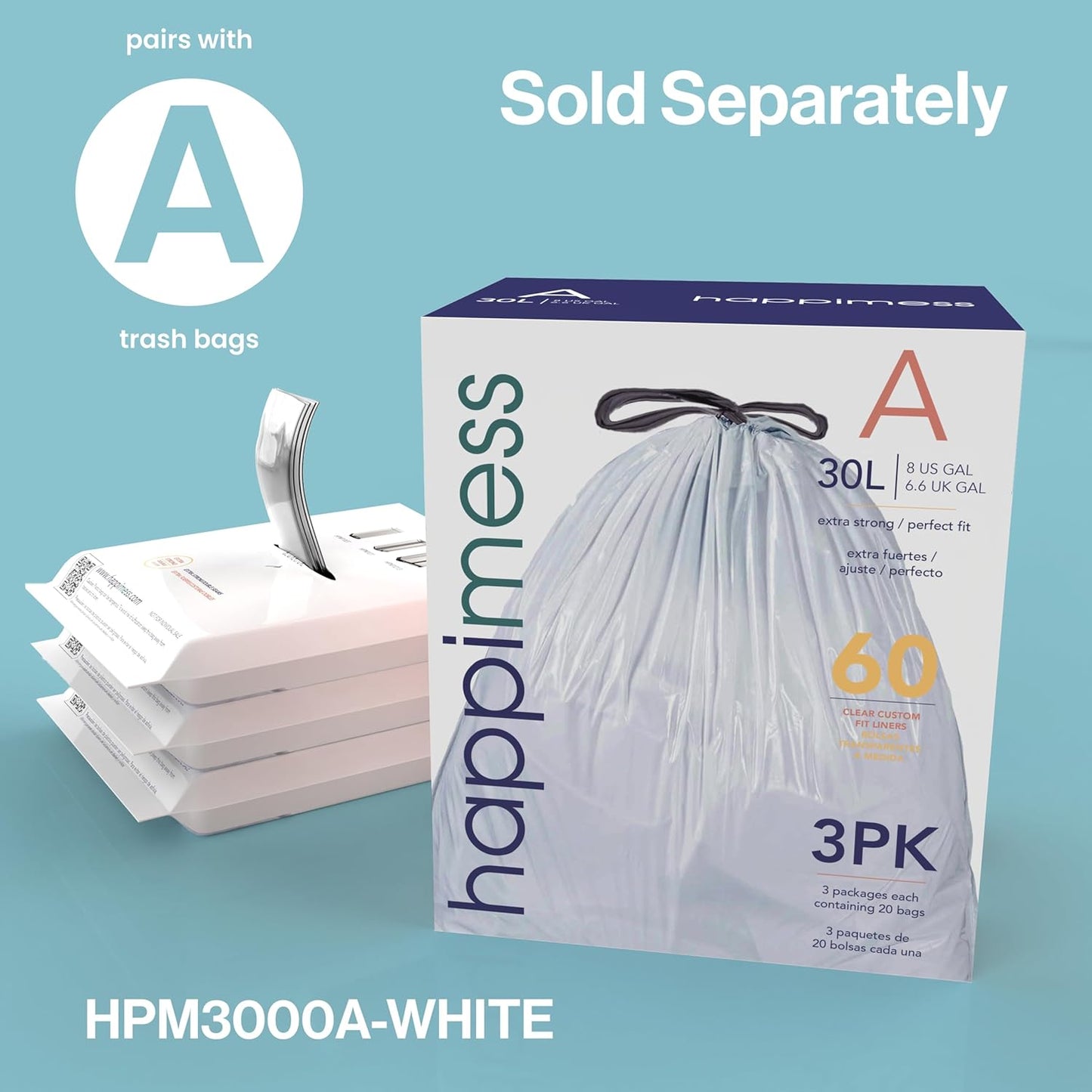 happimess HPM1007E Betty Retro 8-Gallon Step-Open Trash Can with Soft-Close Lid, Fingerprint Resistant, Modern, Minimalistic for Home, Kitchen, Laundry Room, Office, Bedroom, Bathroom, Mint Green