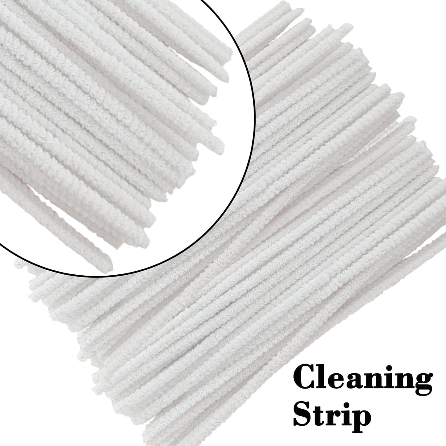 WAFJAMF Multifunctional Pipe Cleaning Kit,50 Pieces of Cleaning Strip 1 Pcs 3-in-1 Pipe Tamper Reamer and 5 Pcs Straw Brush