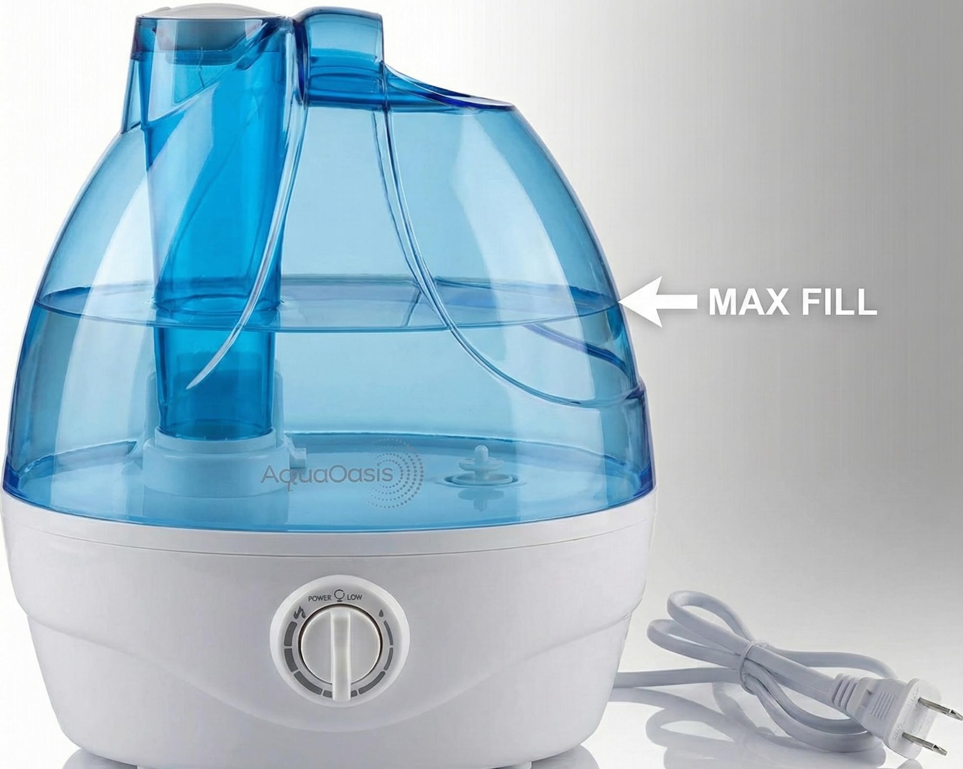 AquaOasis® Cool Mist Humidifier (2.2L Water Tank) Quiet Ultrasonic Humidifiers for Bedroom & Large