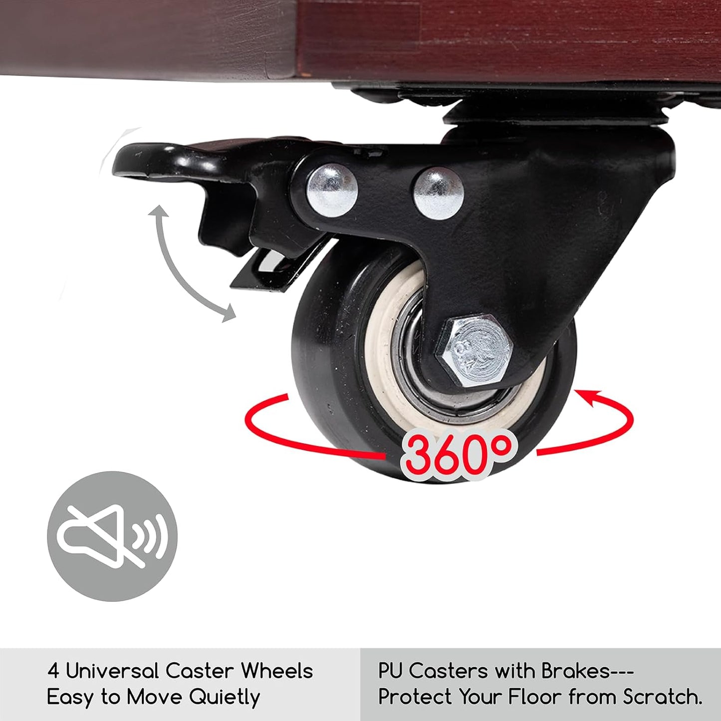 MEEDEN Art Supply Storage Cart, 5 Tier Solid Beech Wood Utility Rolling Cart with 3 Drawers, Craft Orgnizer on 4 Wheels