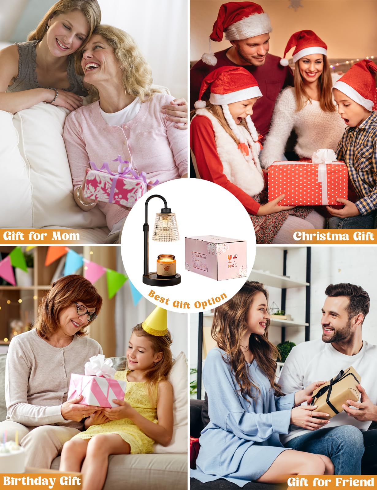 Innqoo Candle Warmer Lamp with Timer Home Decor Birthday Gifts for Women