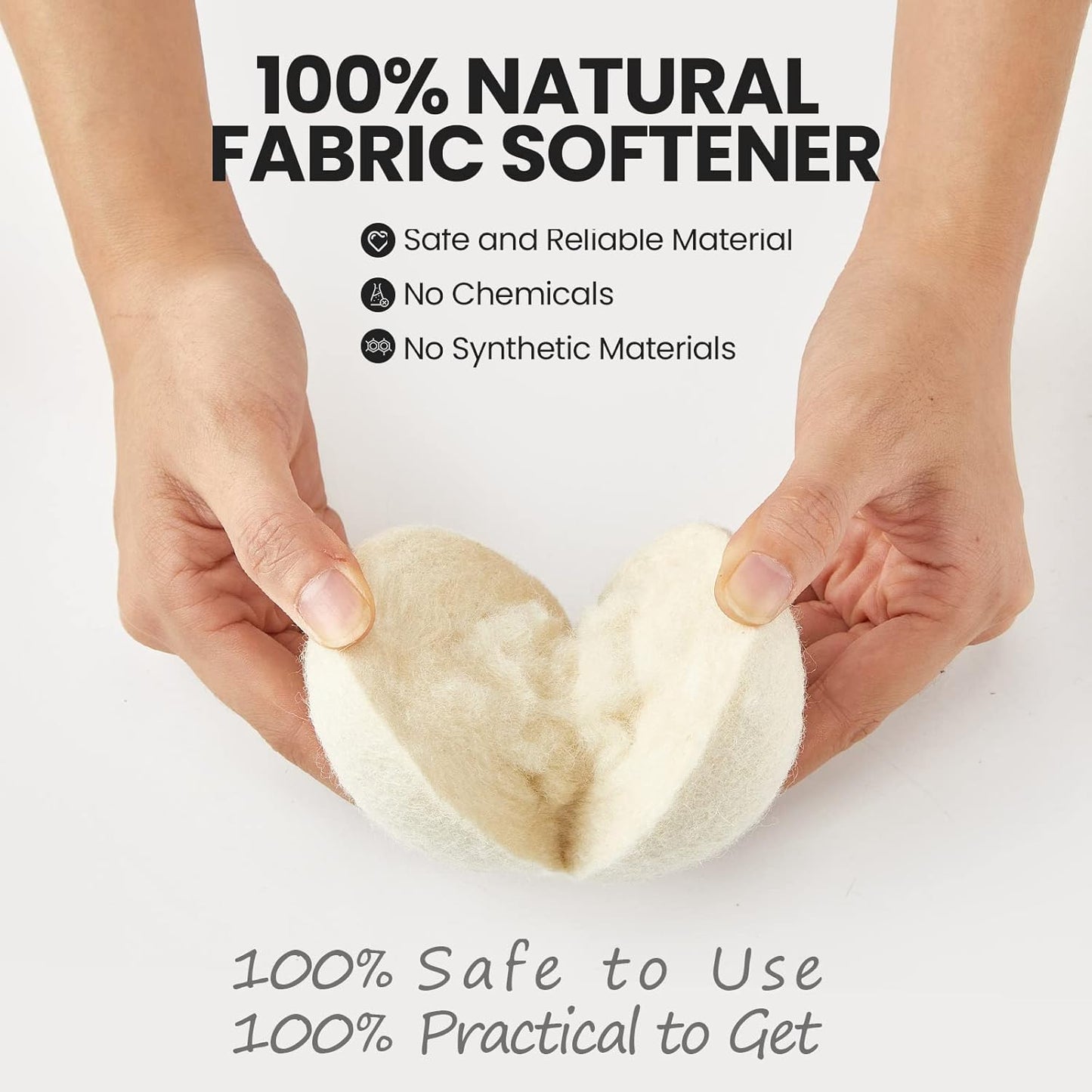 26 Pieces Wool Dryer Balls Set 24 XL Reusable Wool Balls with 2 Muslin Bags Anti Static Dryer Balls Natural Fabric Softener Wool Ball for Clothes Laundry Anti Wrinkle Saving Energy and Drying Time