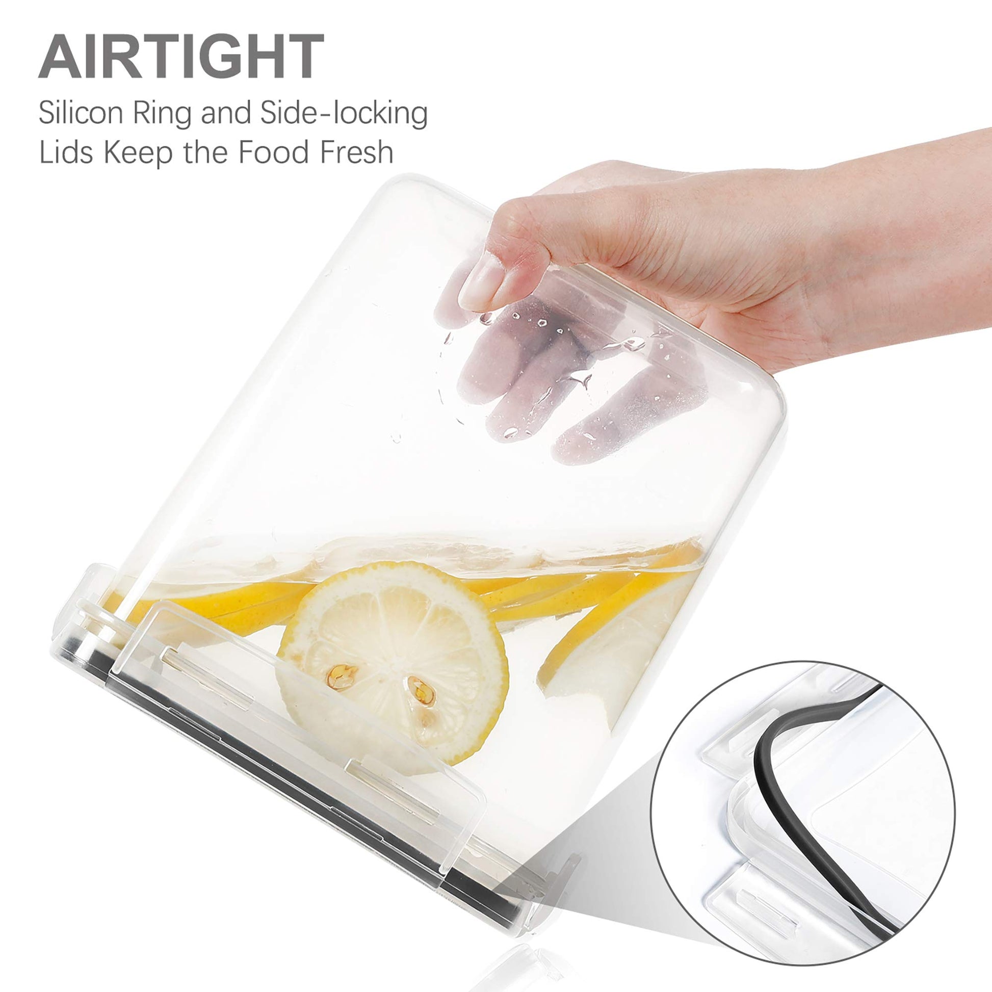 PANTRYSTAR Airtight Food Storage Containers with Lids, 7 PCS