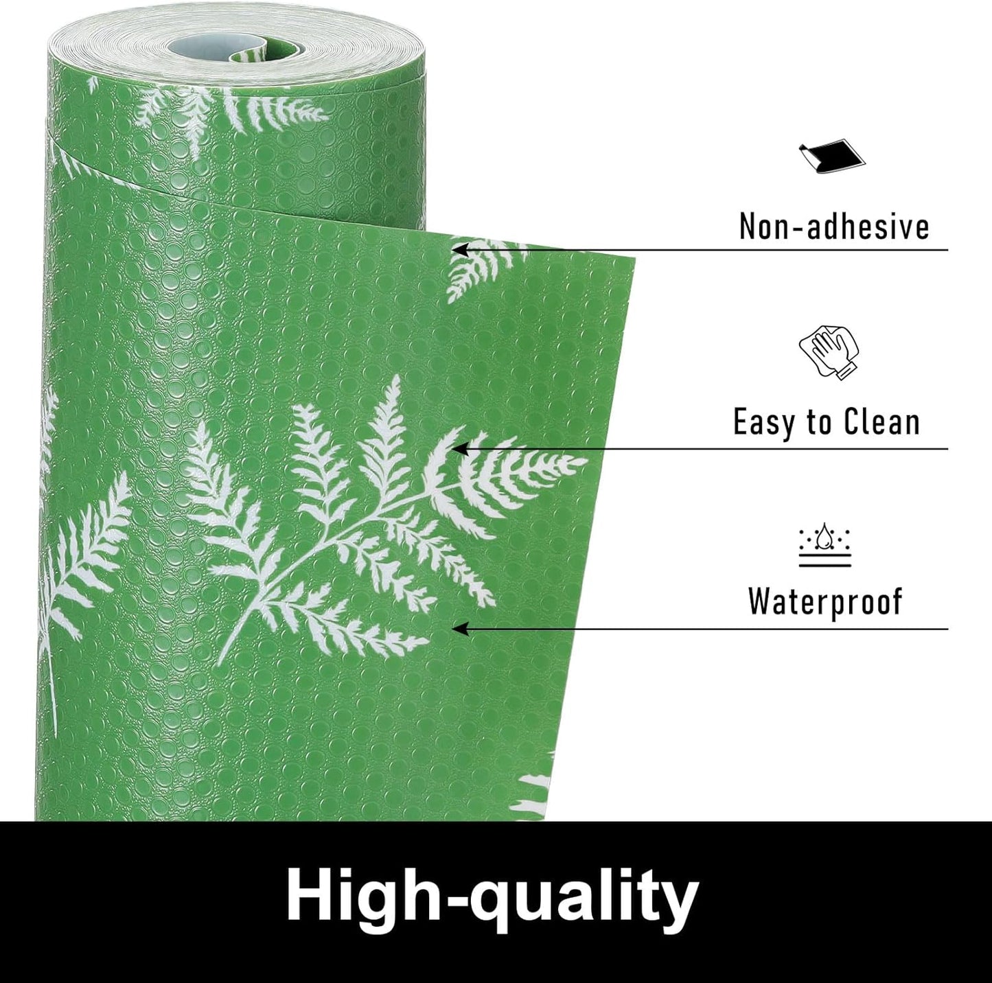 CooyesFridge Liners Shelf Liner for Kitchen Cabinets Refrigerator Liners Waterproof & Oil-Proof Kitchen Cupboard Liner Non Adhesive Drawer Mats EVA Material for Shelves