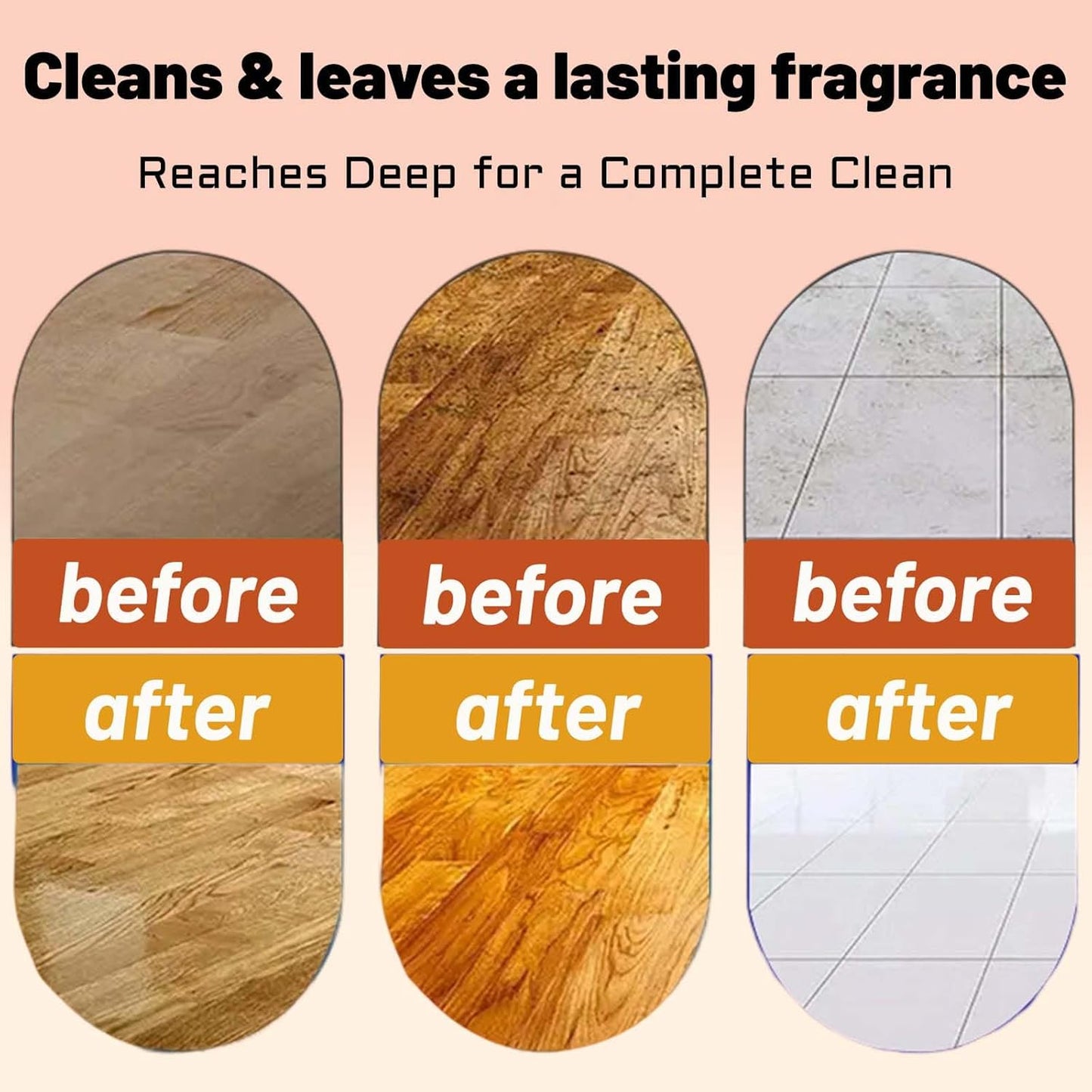 Tile Cleaner, Original Floor Cleaner, Heavy Limpa Pisos, Deep Cleaning Multipurpose Powerful Stain Removing Liquid for Floors, Bathroom Shower, Kitchen (1, 1 PCS)