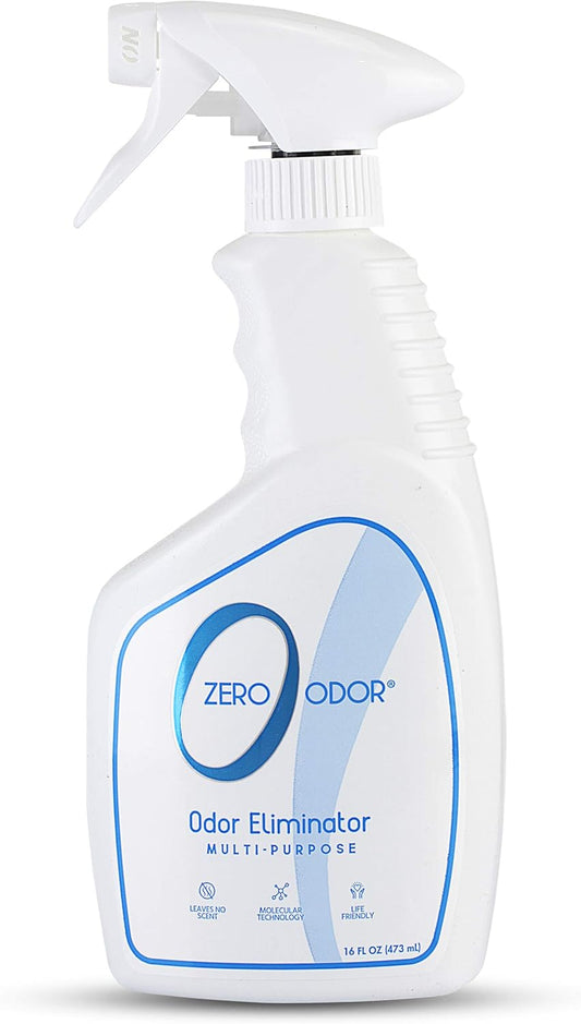 Zero Odor - Multi-Purpose Strong Odor Eliminator for Home, Office, Car, Bathroom, Hotel, Room Deodorizer, and Odor Neutralizer, 16oz