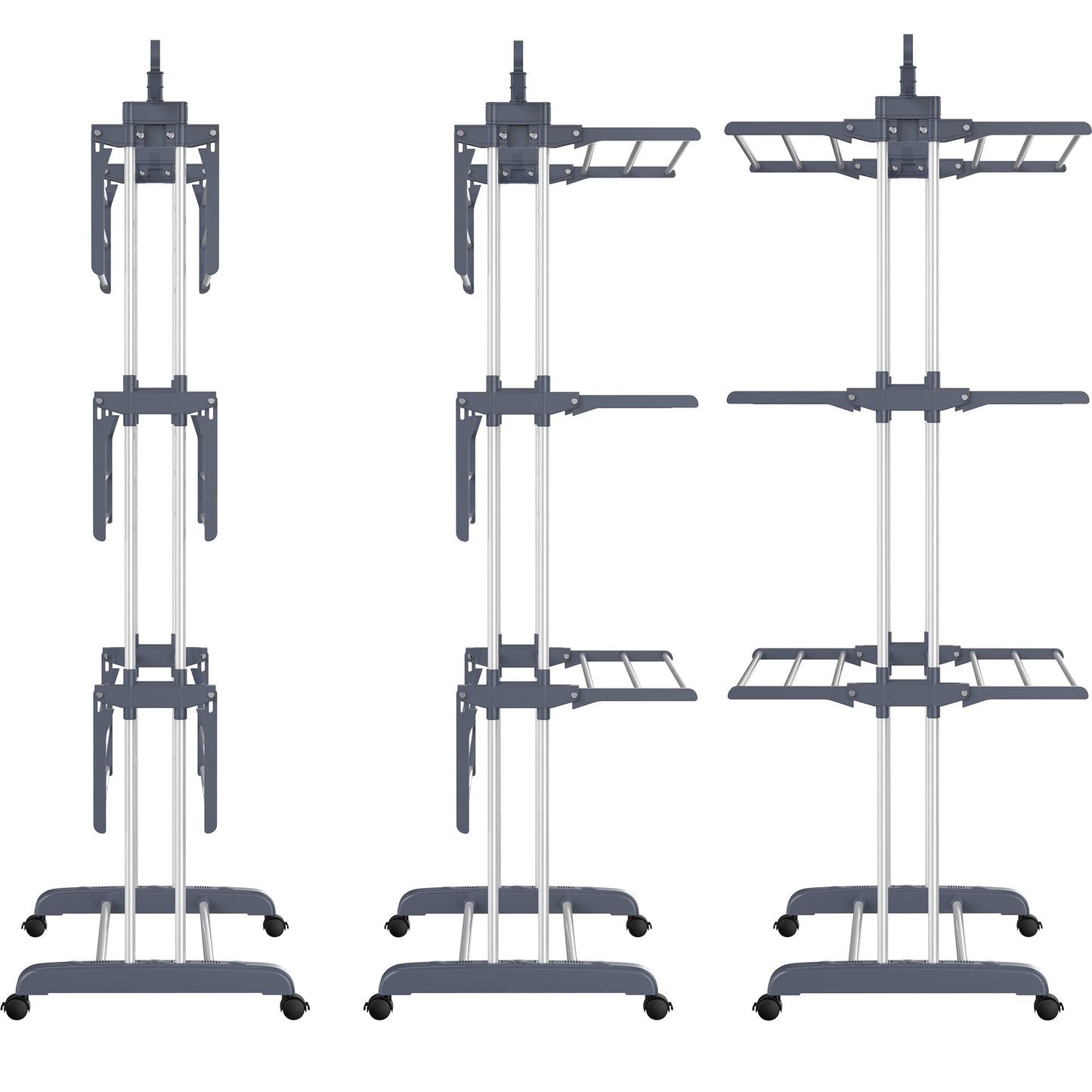 HOMIDEC Clothes Drying Rack, 4-Tier(67.7" H) Foldable Drying Rack Clothing