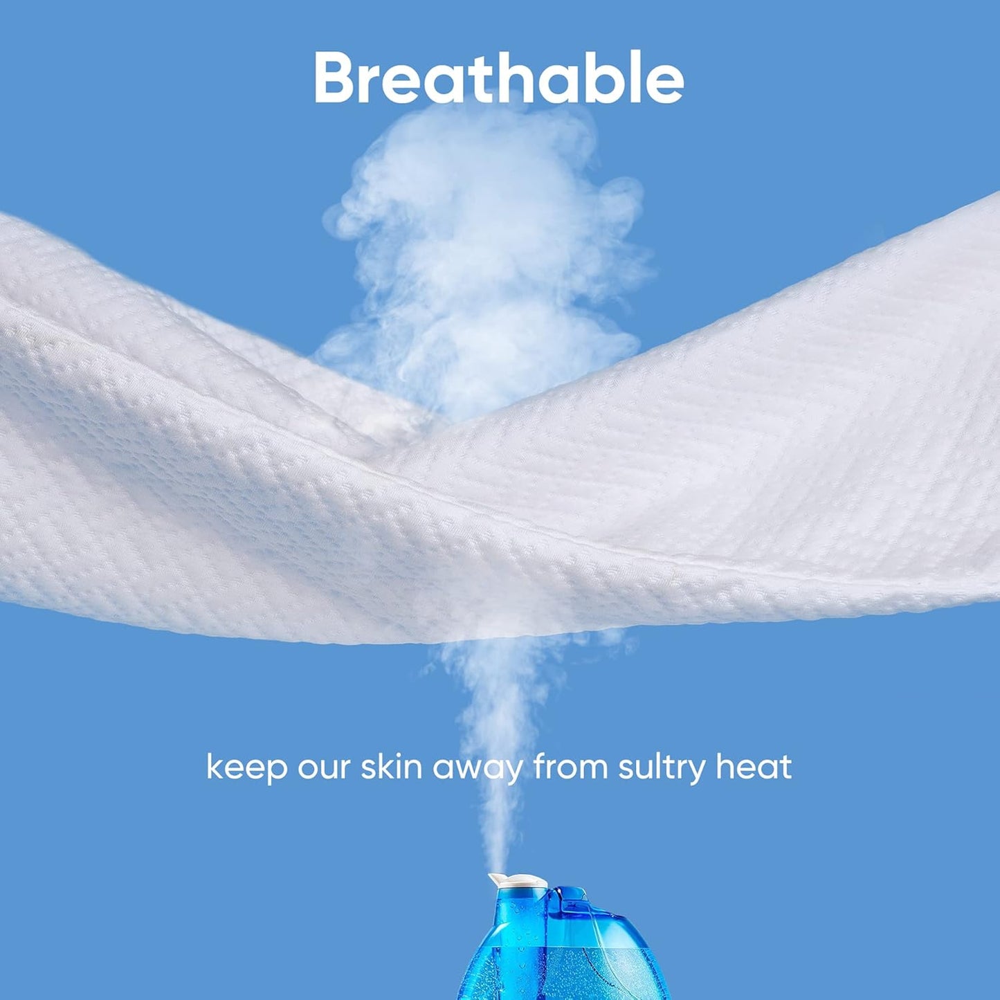 Hanherry 100% Waterproof Mattress Protector Full Size, Mattress Cover 3D Air Fabric Cooling Mattress Pad Cover Smooth Soft Breathable Noiseless, 8''-21'' Deep Pocket