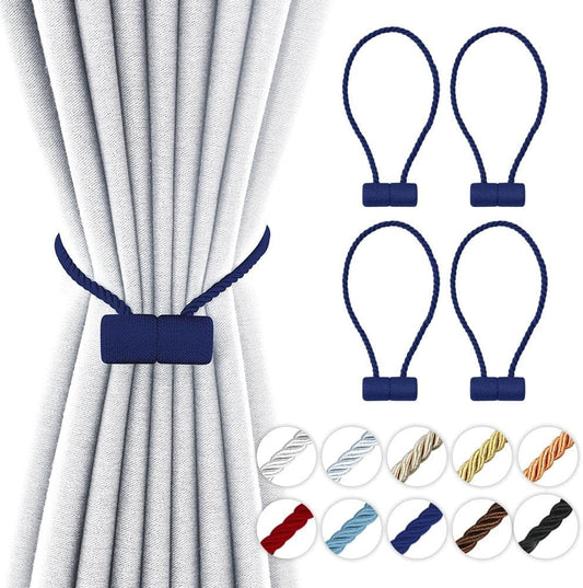 18 Inch Strong Magnetic Curtain Tiebacks, Curtain Holdbacks Modern Upgrade Strong 2021 New Twisted