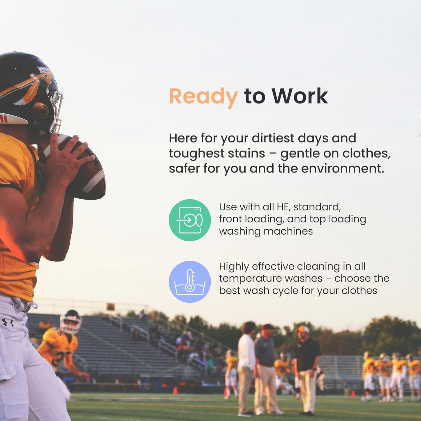 Orchard Laundry Detergent Powder Natural Deep Cleaning Laundry Powder for Sensitive Skin - Fragrance Free - Plant Based Effective Ingredients - 65 Loads - Enzyme-Powered, Eco Friendly Detergent