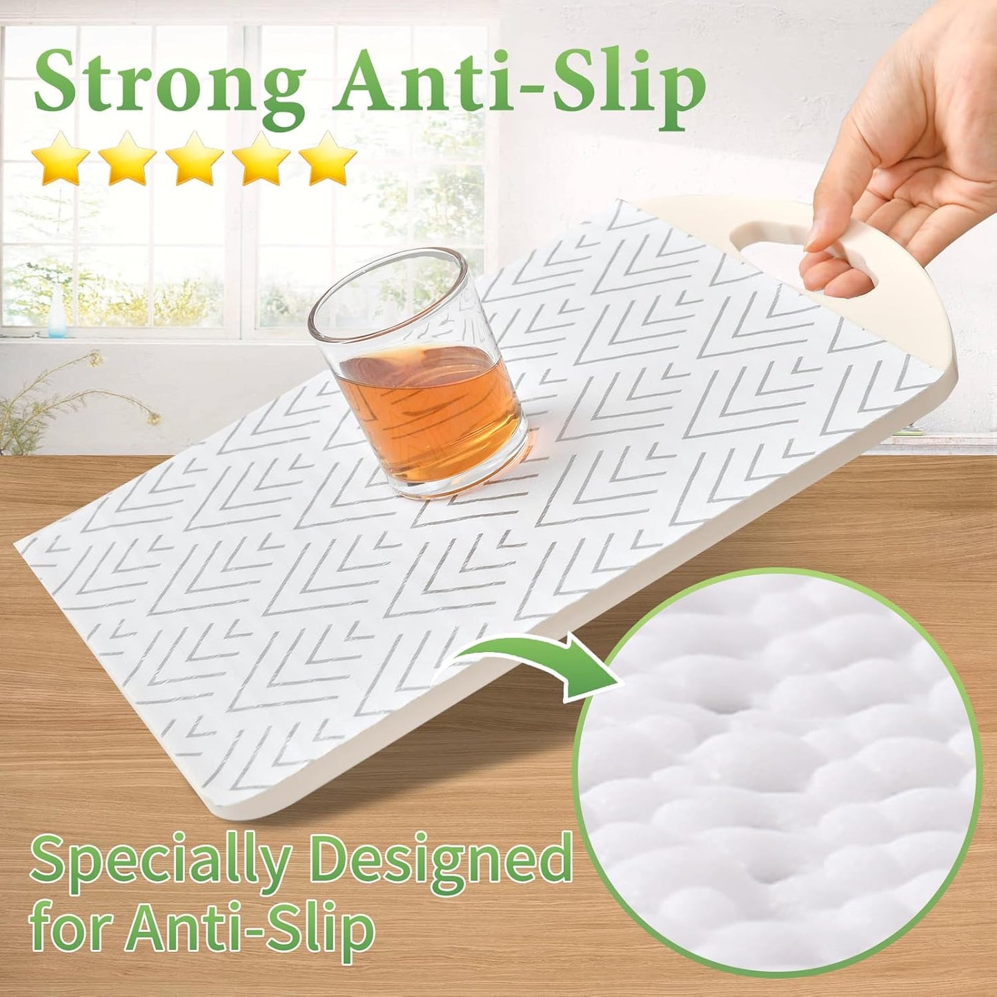 Shelf Liner for Kitchen Cabinets Non Adhesive Drawer Liner Non-Slip Thickened Shelf Liner Paper Strong Easy to Clean for Tool Box Refrigerator with Knife and Tape Measure,Silver Arrow,11.8 x 236.2 in