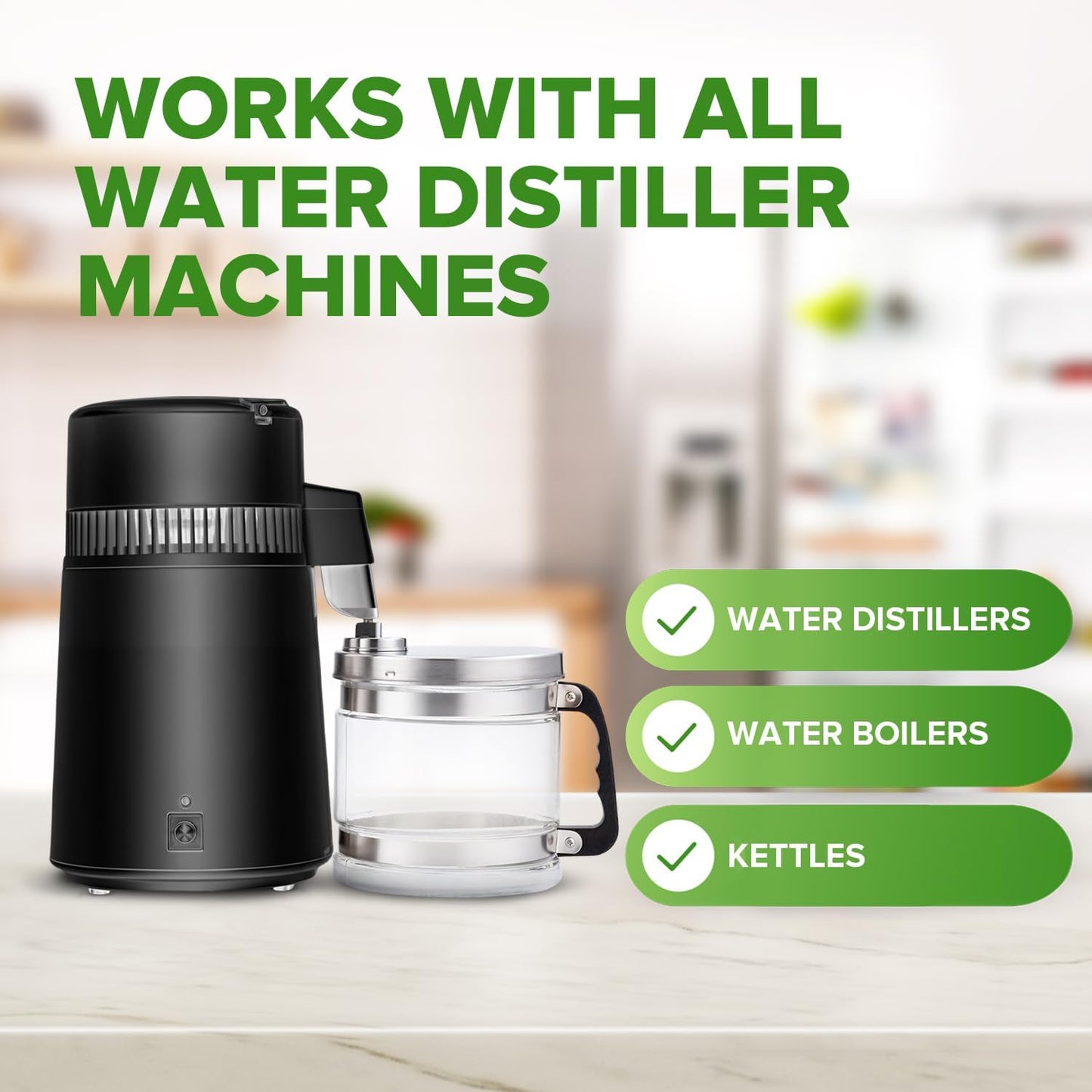 Citric Acid for Cleaning & Descaling Water Distillers, Kettles, Pots, Boilers, Dispensers, Citrus Acid Powder Descaler, Removes Limescale, Mineral Buildup, Hardwater Stains, Residue Fast 2LB Bulk