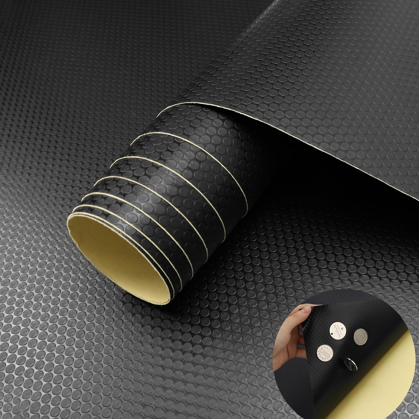 WochiTV Adhesive Shelf Liner 11.8 X 59 Inches Peel and Stick Kitchen Liner for Cabinets, Drawers