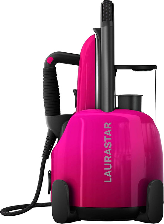 Laurastar Lift Plus Steam Iron in Pinky Pop: Swiss Engineered 3-in-1 Steam Generator That Irons
