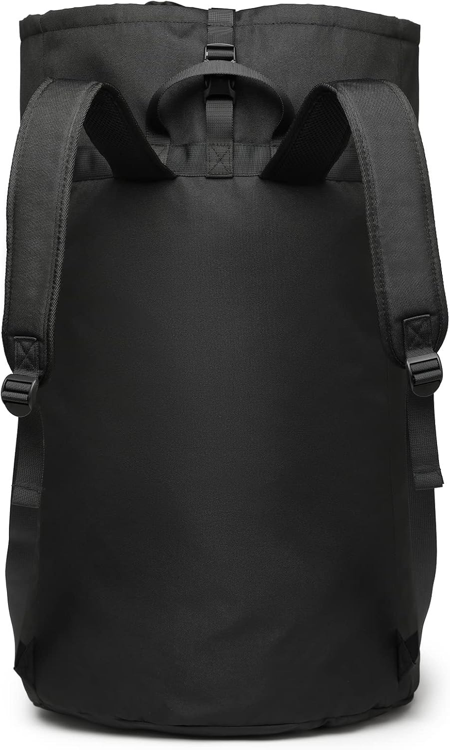 laundry bag backpack,extra-large heavy duty laundry bags,laundry backpack for college students,drawstring closure (Black Laundry Backpack Bag)