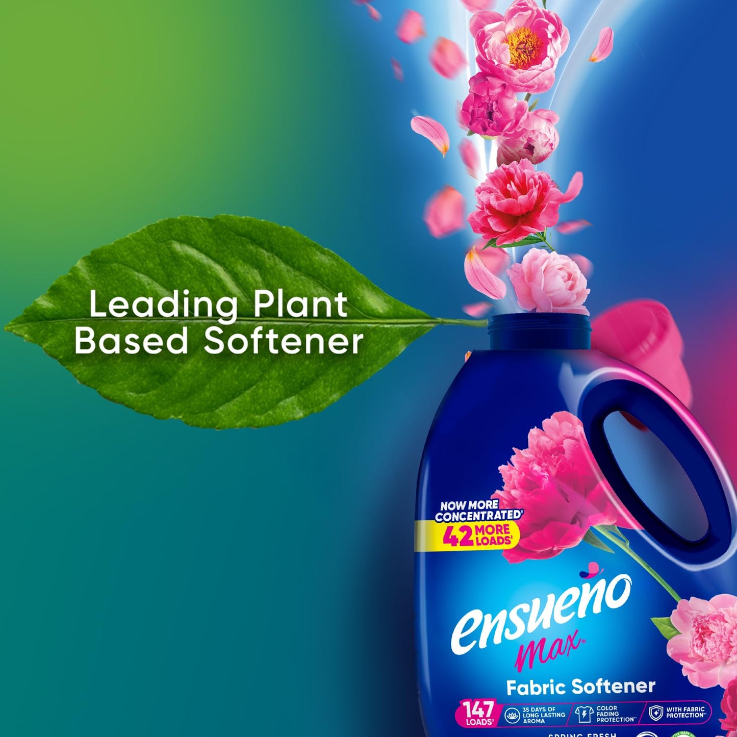 Ensueño Max Liquid Fabric Softener - Spring Fresh Scent - 125 fl oz