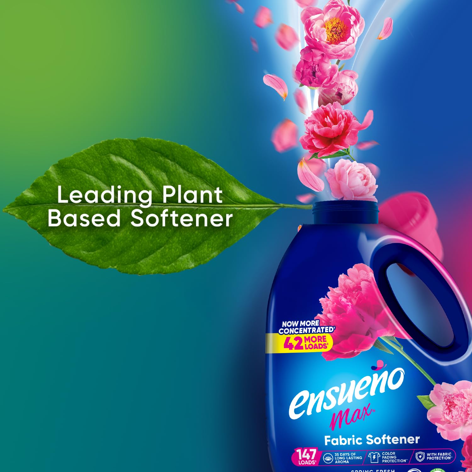 Ensueño Max Liquid Fabric Softener - Spring Fresh Scent - 125 fl oz