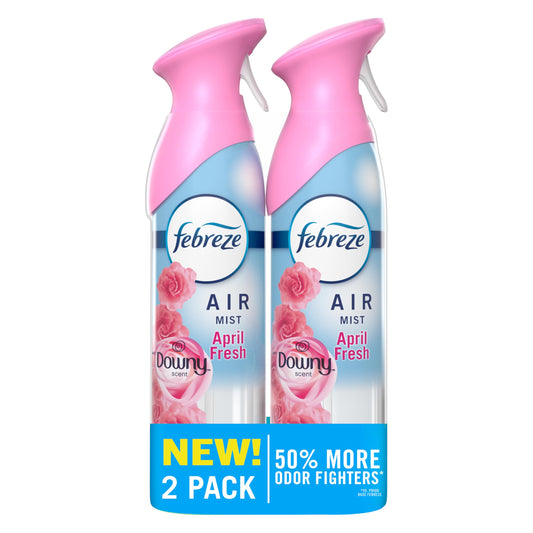 Febreze Air Mist, Air Freshener Spray, Odor Fighting Room Spray, Deodorizer for Home Bathroom