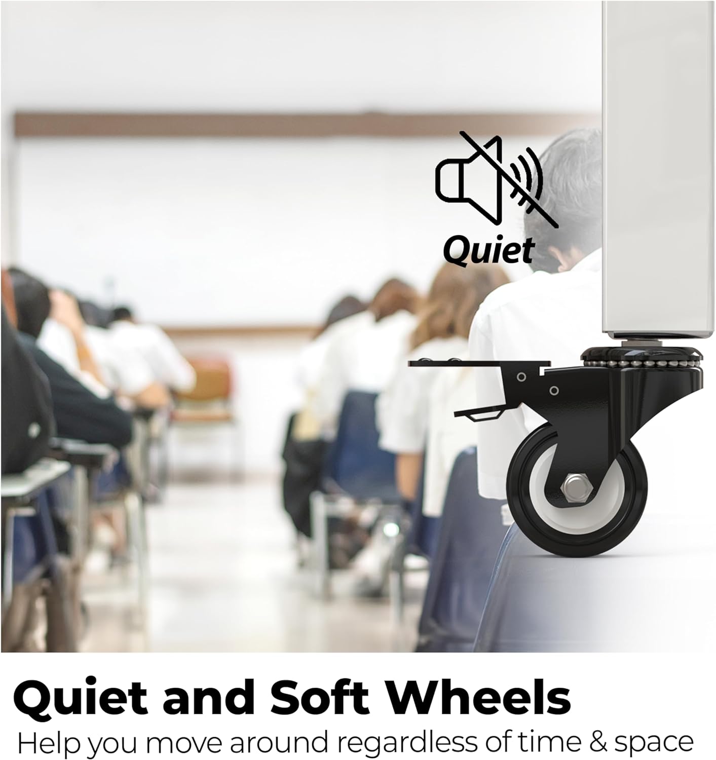 HOMEDANT House White 5-Tier Metal Rolling Cart Shelf Rack Casters Heavy Duty Wheel Shelving Unit Adjustable Utility Storage Shelves Organizer Shelf Kitchen Garage 24.4" W x 16.5" D x 62.2" H 4Pack