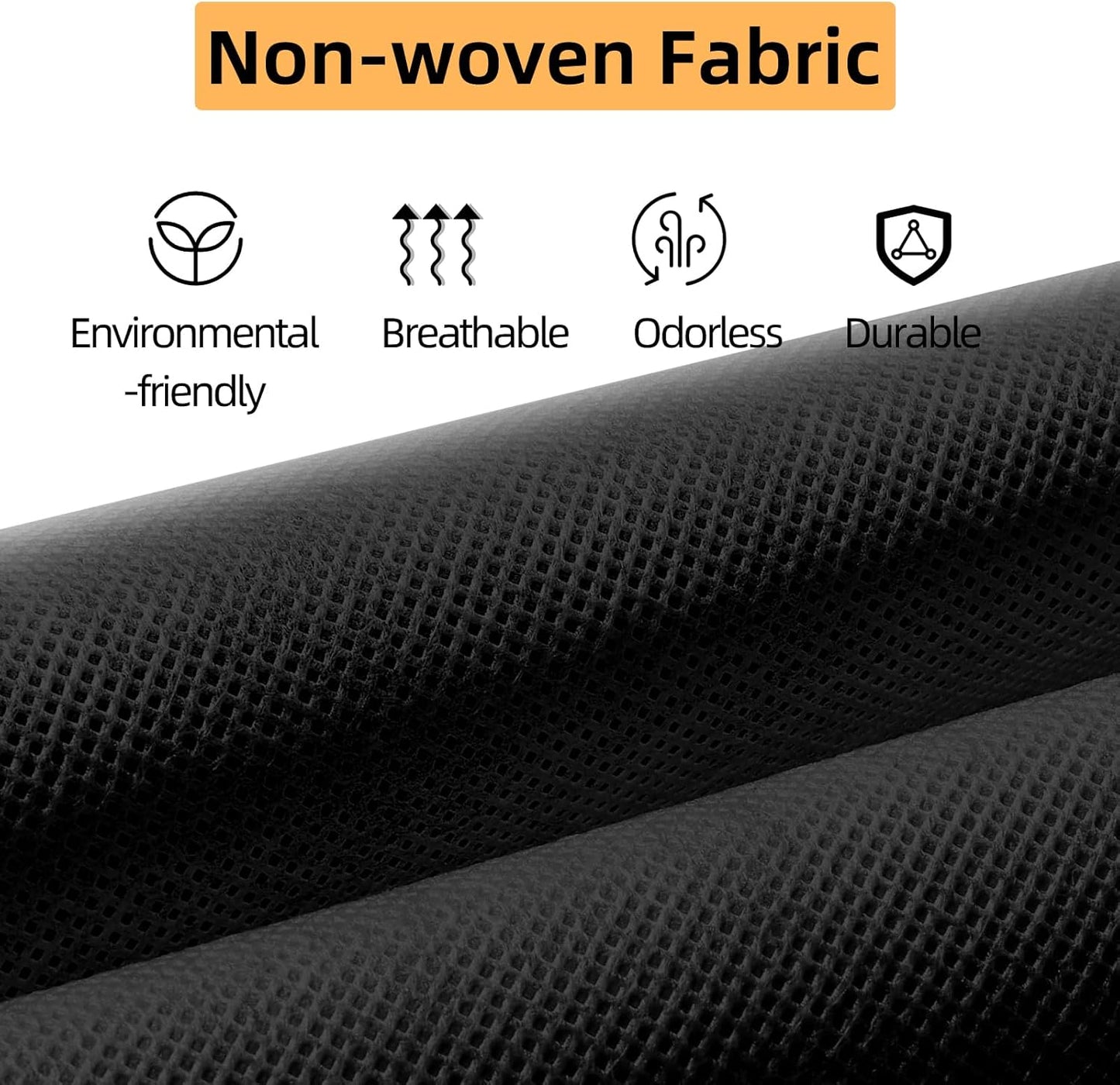 2 Packs Hanging Closet Organizer Storage, 6-Shelf Hanging Shelves for Closet, Closet Clothes Organizer and Storage with Side Pockets, Black