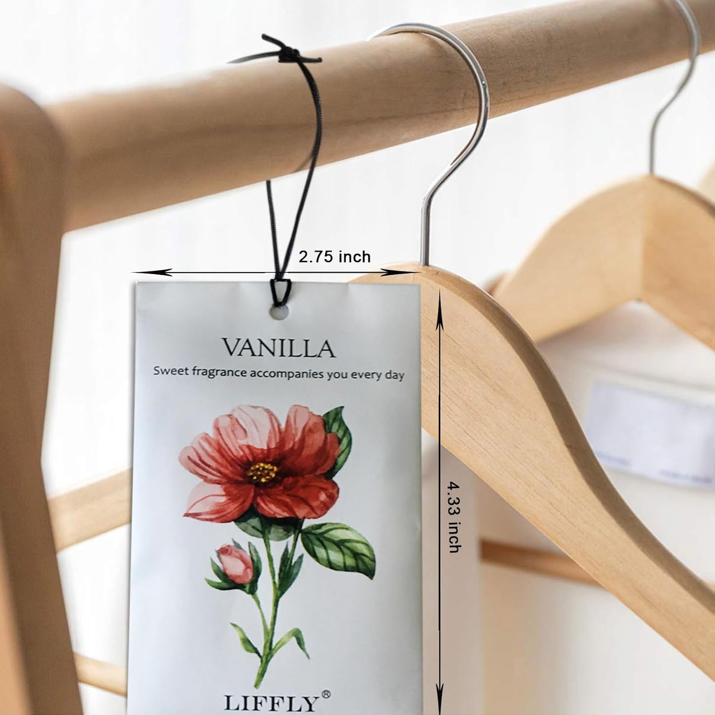 14 Packs Scented Sachets for Drawers and Closets Lavender, Rose, Jasmine, Ocean, Vanilla, Sandalwood, Gardenia 7 Scent Gift Box