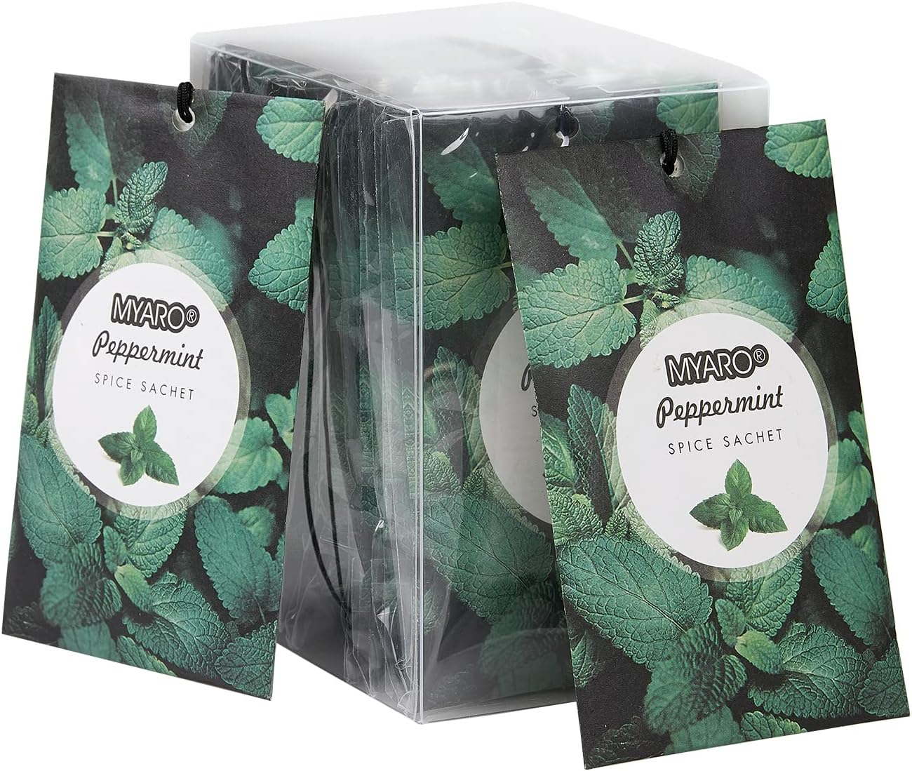 MYARO 12 Packs Peppermint Potpourri Bags Sachets for Drawer and Closet, Long-Lasting Drawer fresheners Closet sachets Home Fragrance