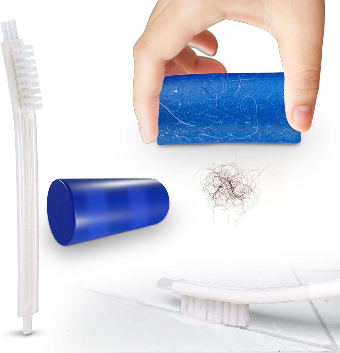 Tackzo Reusable and Washable Lint Roller Multi-Purpose Travel Lint Remover Cleaner Roll with VersaScrub - Eco-Friendly Sticky Roller & Brush for Hard to Reach Areas in Home Car, Quick and Easy