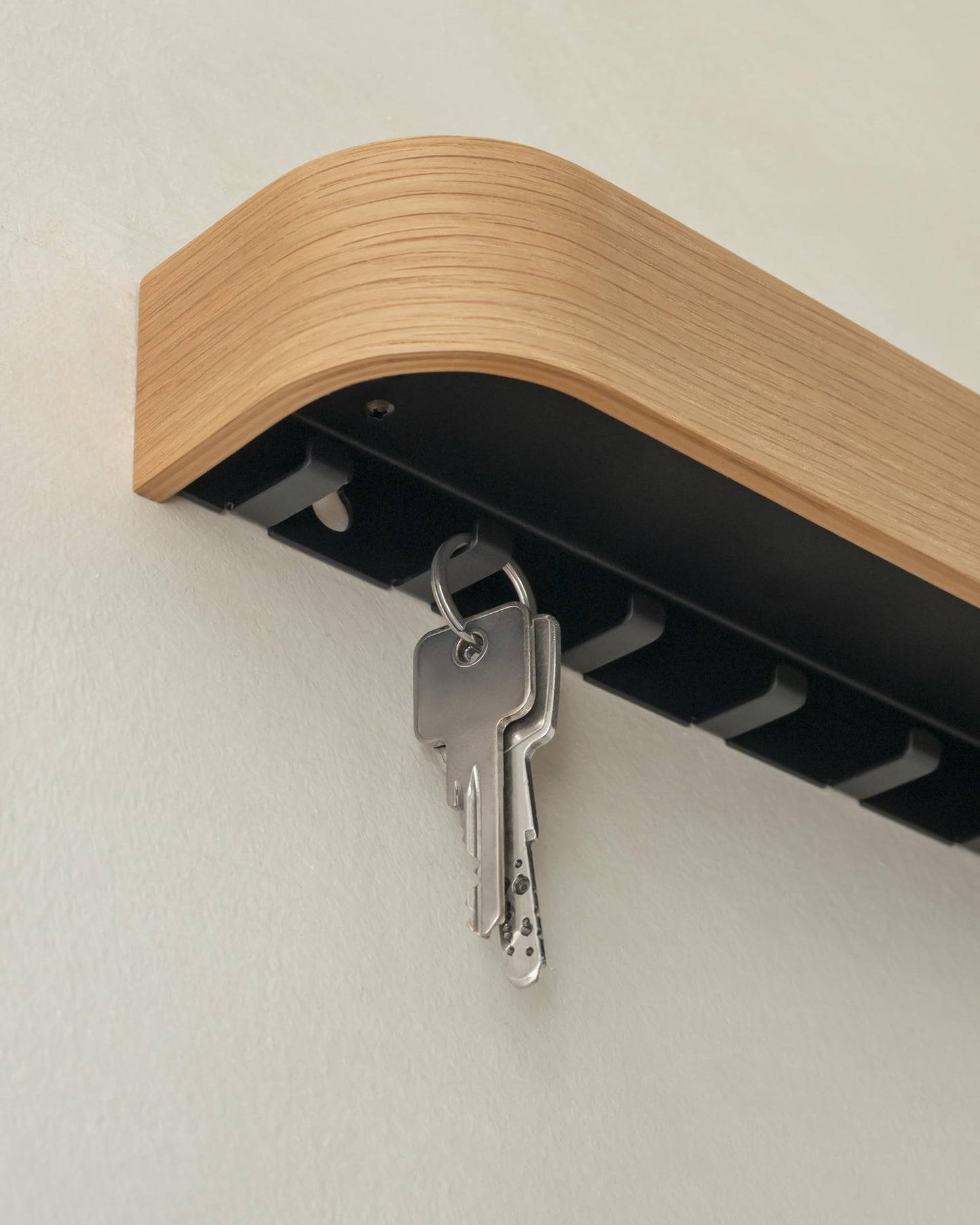 Kazai. Key Holder 'Toke' | Minimalist Key Hook Design from Berlin | Modern Key Holder Wall Mount