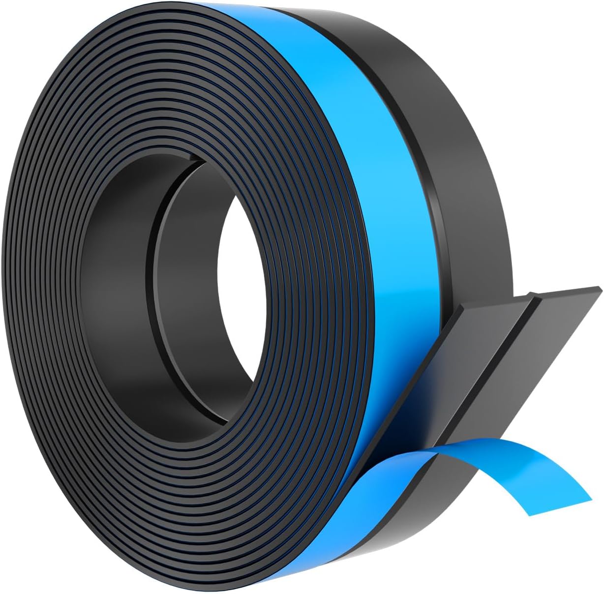 Weather Stripping Door Seal, Silicone Strip for Frame and Gaps Draft Stopper,Glass Shower Door Sweep, Black, 36 Feet x 1 Inch