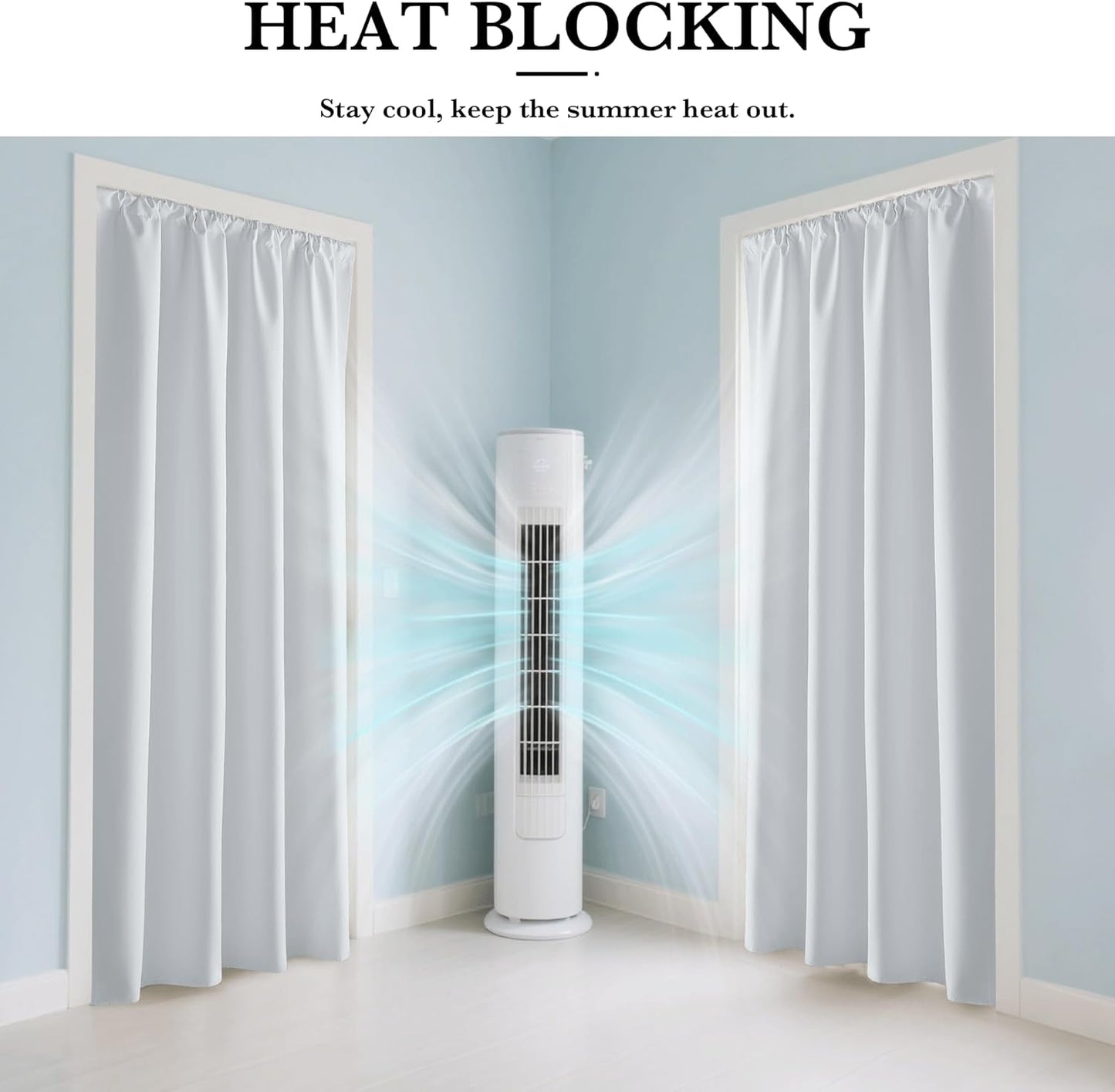 RYB HOME Mini Small 100% Blackout Curtains for Kitchen, Energy Saving Heat Blocking Half Window Curtains Drapes for Bathroom RV Car, Wide 34 x Long 24 inches, White, 2 Pcs