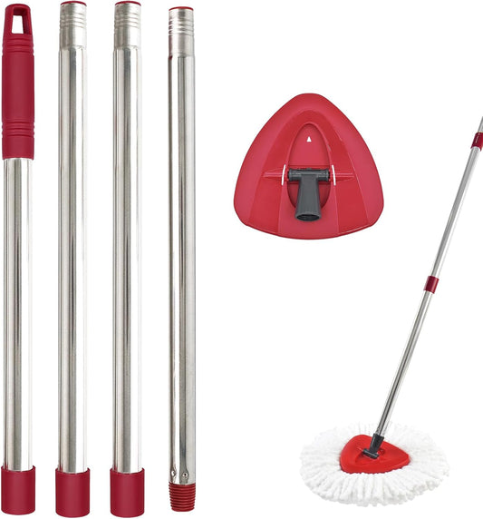 Mop Handle for Ocedar, Mop Handle for O Cedar, Spin Mop Replacement Handle for O Cedar, 4-Section