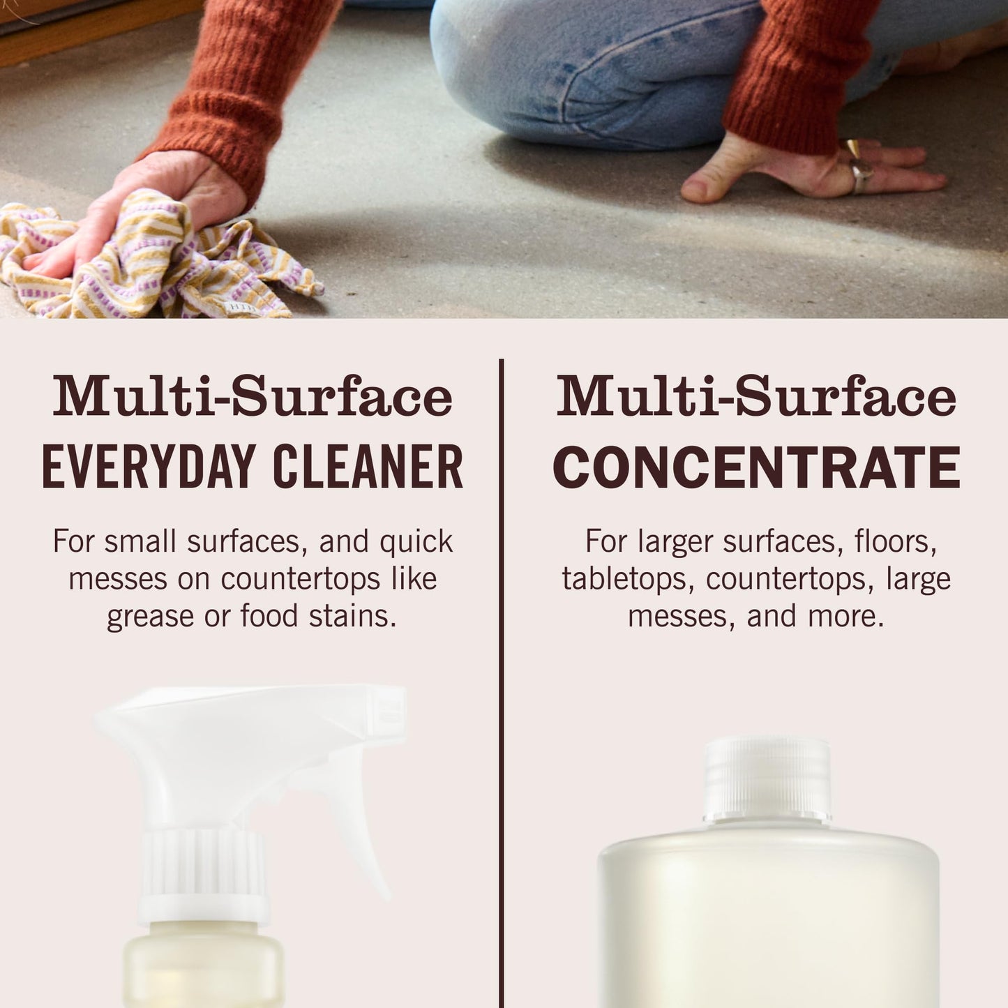 MRS. MEYER'S CLEAN DAY Multi-Surface Everyday Concentrate, Lemon Verbena Scent, 32 Fl Oz Bottle - 2