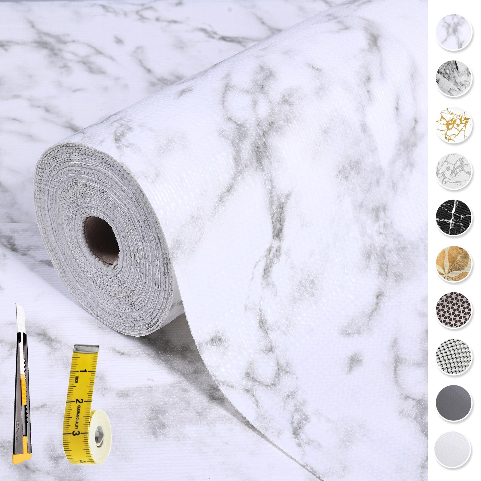 2-Layer Drawer and Shelf Liner for Kitchen Cabinet: 12 in X 20 Ft Non Slip Waterproof Shelf Paper