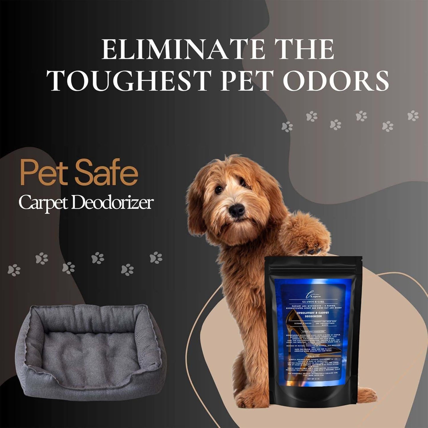 Glamour Girl Carpet Freshener Powder 16 oz | Powerful Odor Eliminator for Home | Upholstery Deodorizer | Carpet Deodorizer | Cat Litter Box | Good Girl Fragrance