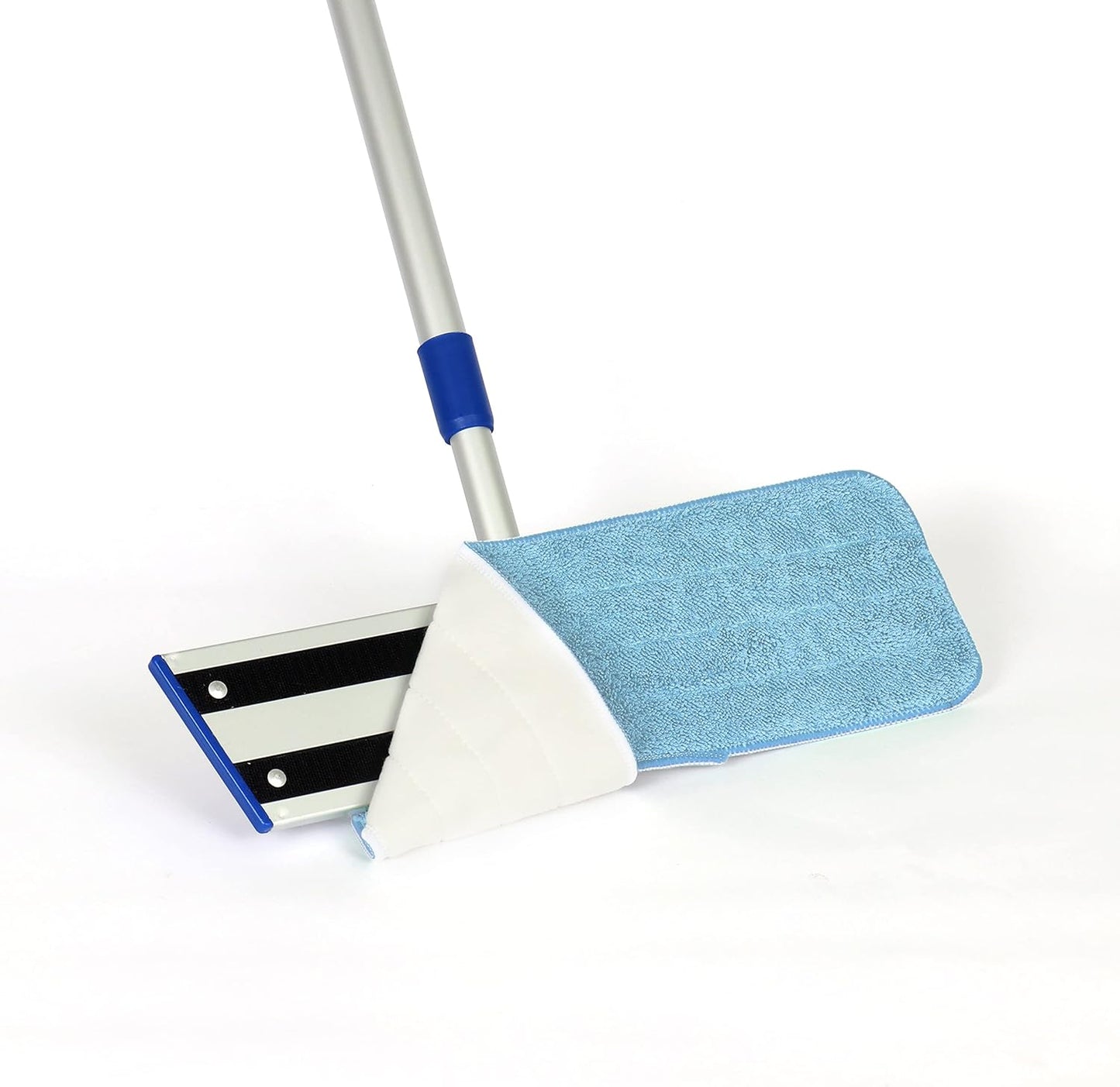 Arkwright Spray Mop Replacement Pads - (Case of 120) Bulk Microfiber Flat Dry and Wet Refill Mop Pads Floor Cleaning, Compatible with Bona and Rubbermaid, Fits All Mop Heads, 18 in, Blue