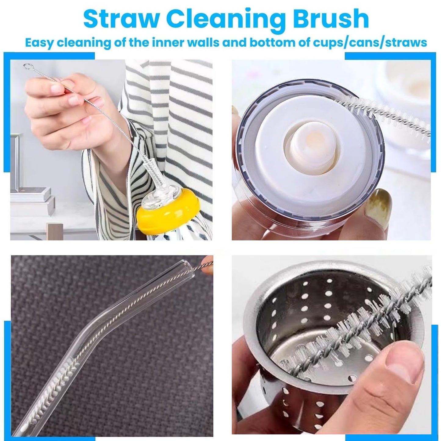 15Pcs Crevice Cleaning Brush Set, Hard Bristle Scrub Brushes Tools for Deep Cleaning Gap,Window
