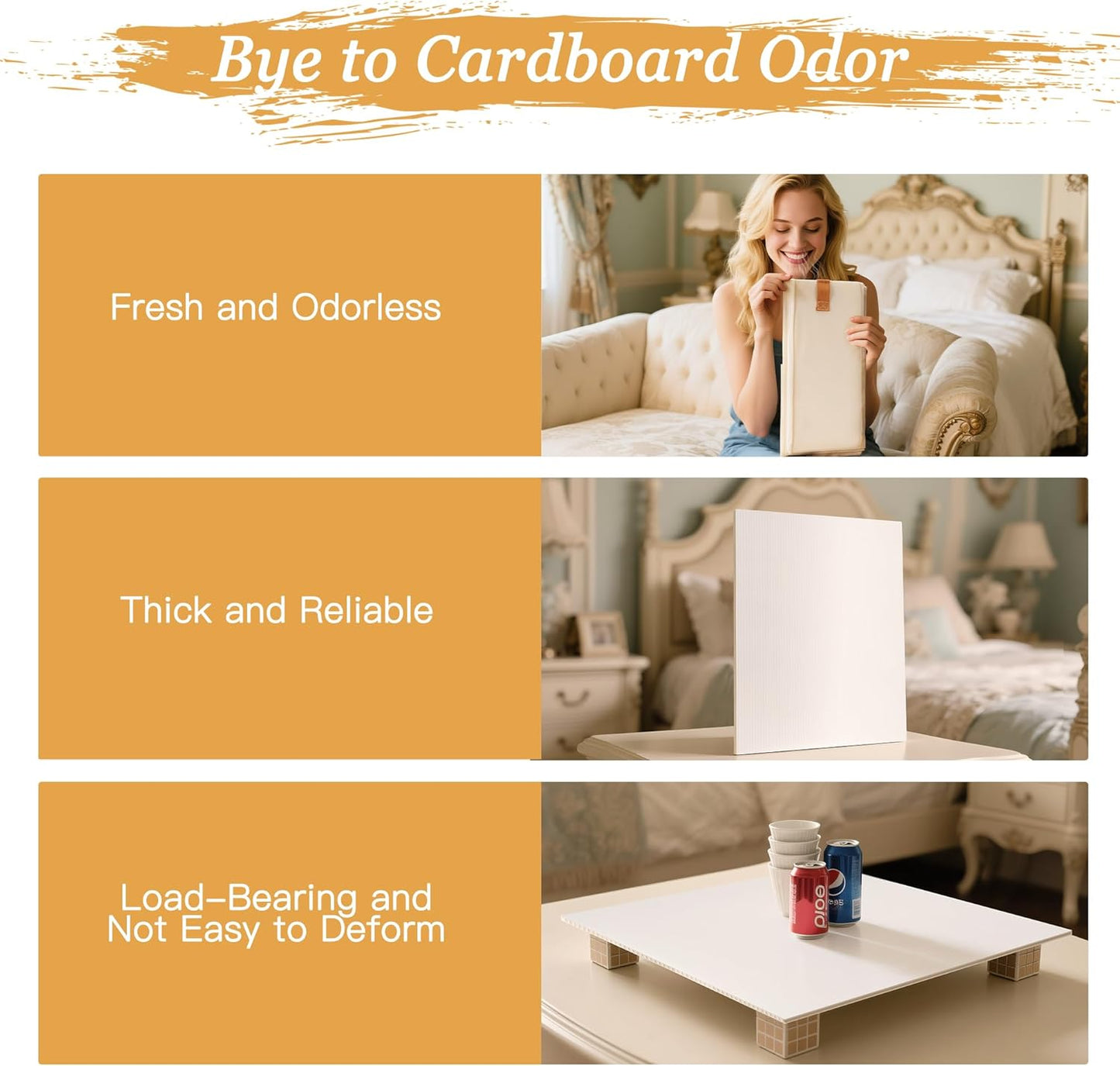 Criusia Under Bed Storage Bins with Clear PVC Lids – 4 Pack Large Underbed Organizers with Heavy-Duty Handles, Reinforced with 800G PP Panels & 80G Non-Woven Fabric – Waterproof & Foldable, Beige