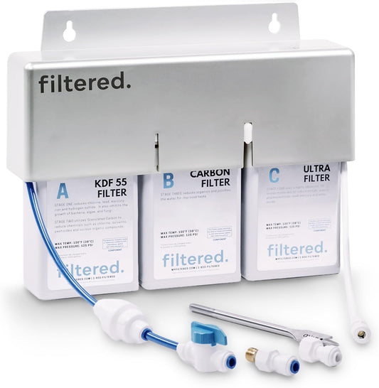 Inline Water Filter for Refrigerators & Ice Makers ??Universal Refrigerator Water Filter Kit, 5-Min