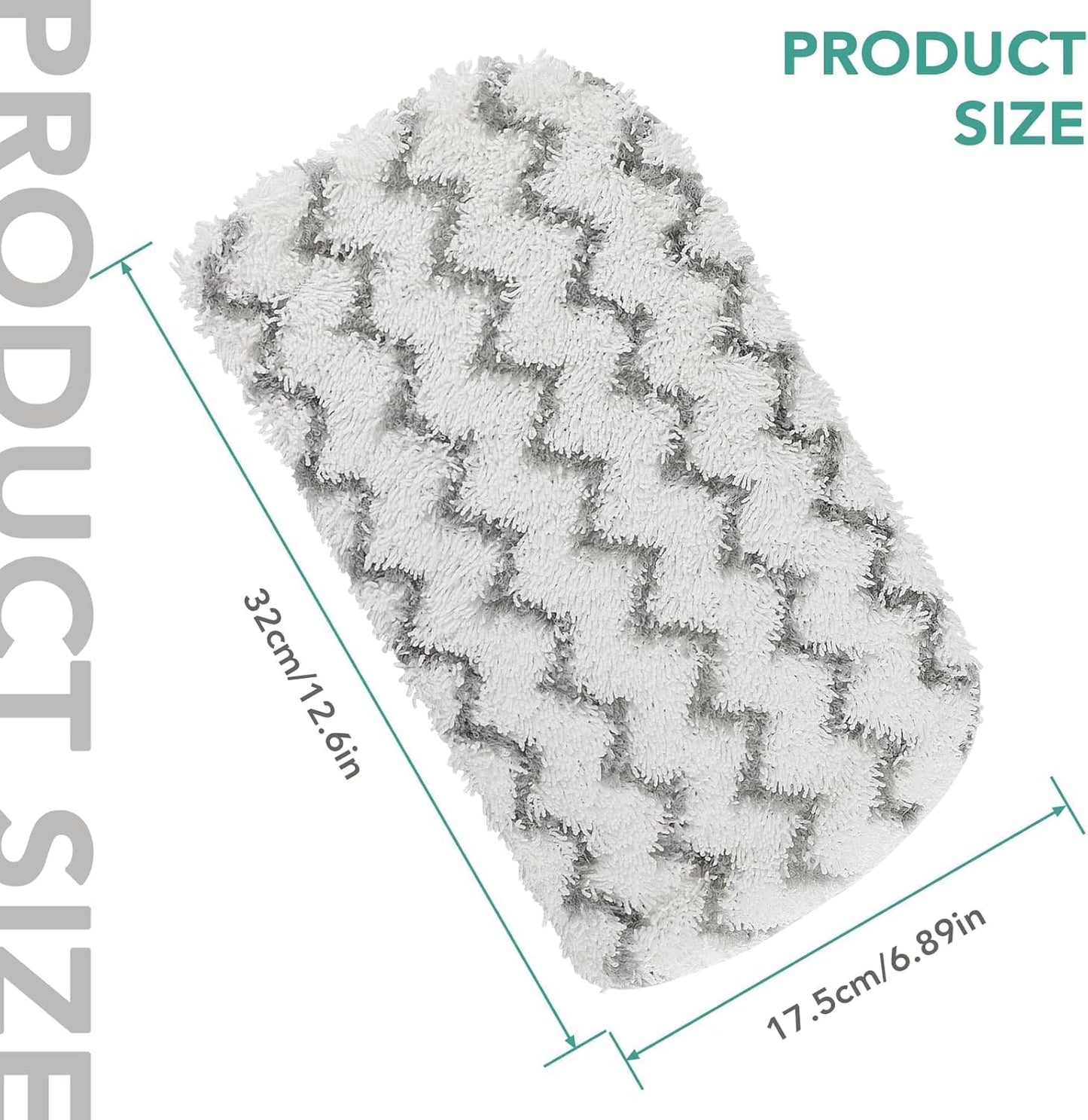 Sgizoku S1000 S2001 Steam Mop Replacement Pads for Shark Steam Mop S1000 S1000A S1000C S1000WM S10001C S1200 & S2001 SteamSpot Steam Mop - Dirt Grip, Washable & Reusable for All Floor Clean - 8Pack