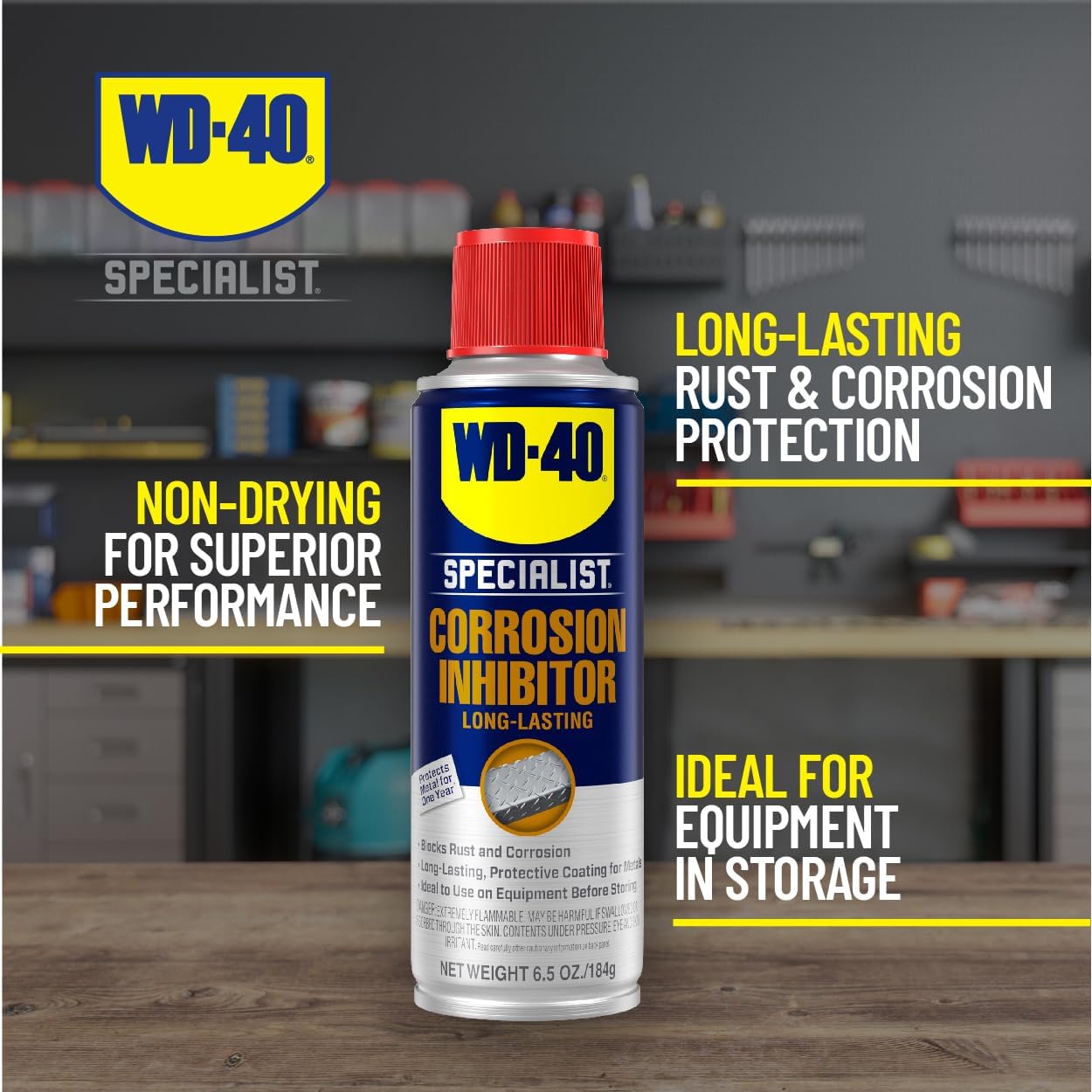 WD-40 Specialist Corrosion Inhibitor, Long-Lasting Anti-Rust Spray, 6.5 OZ [6-Pack]