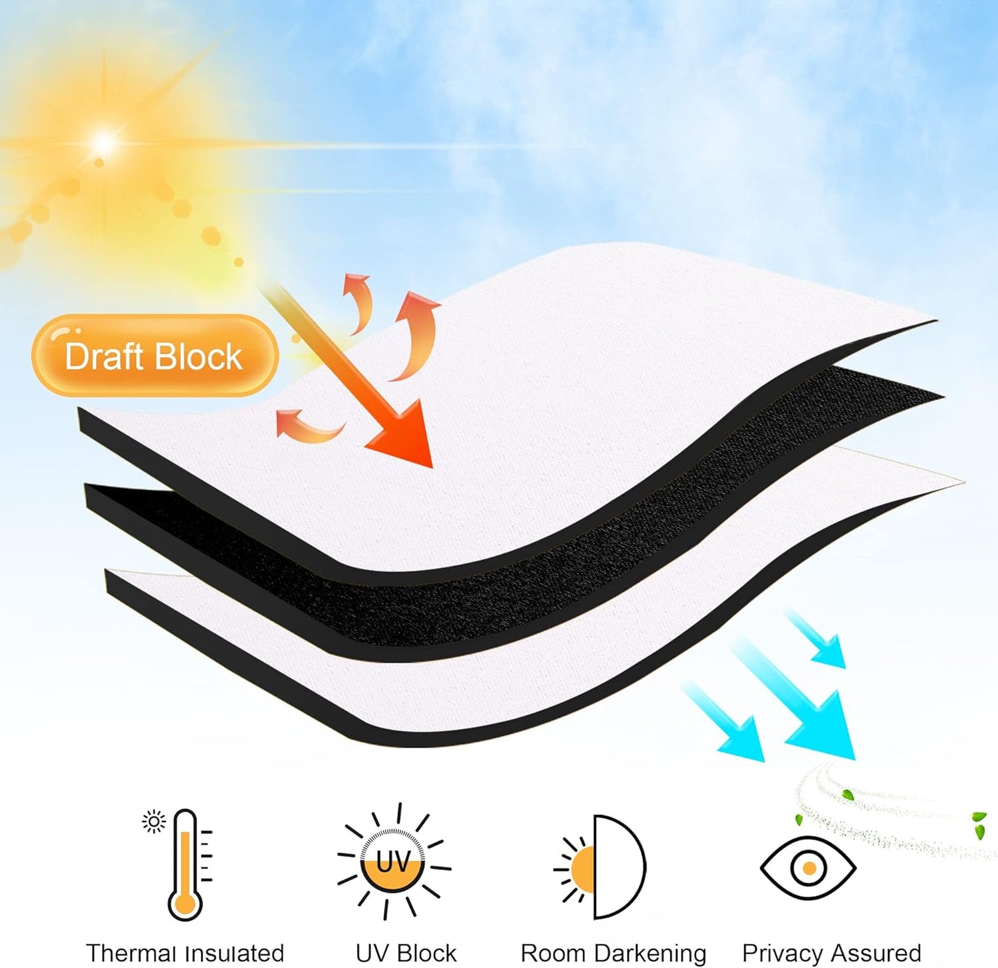 RYB HOME White Half Window Curtains, Short Tier Cafe Curtains for Kitchen Privacy Thermal Insulate Shades for Closet RV Camper Basement Window, W 42 in x L 30 in, Pure White, Set of 2 Panel