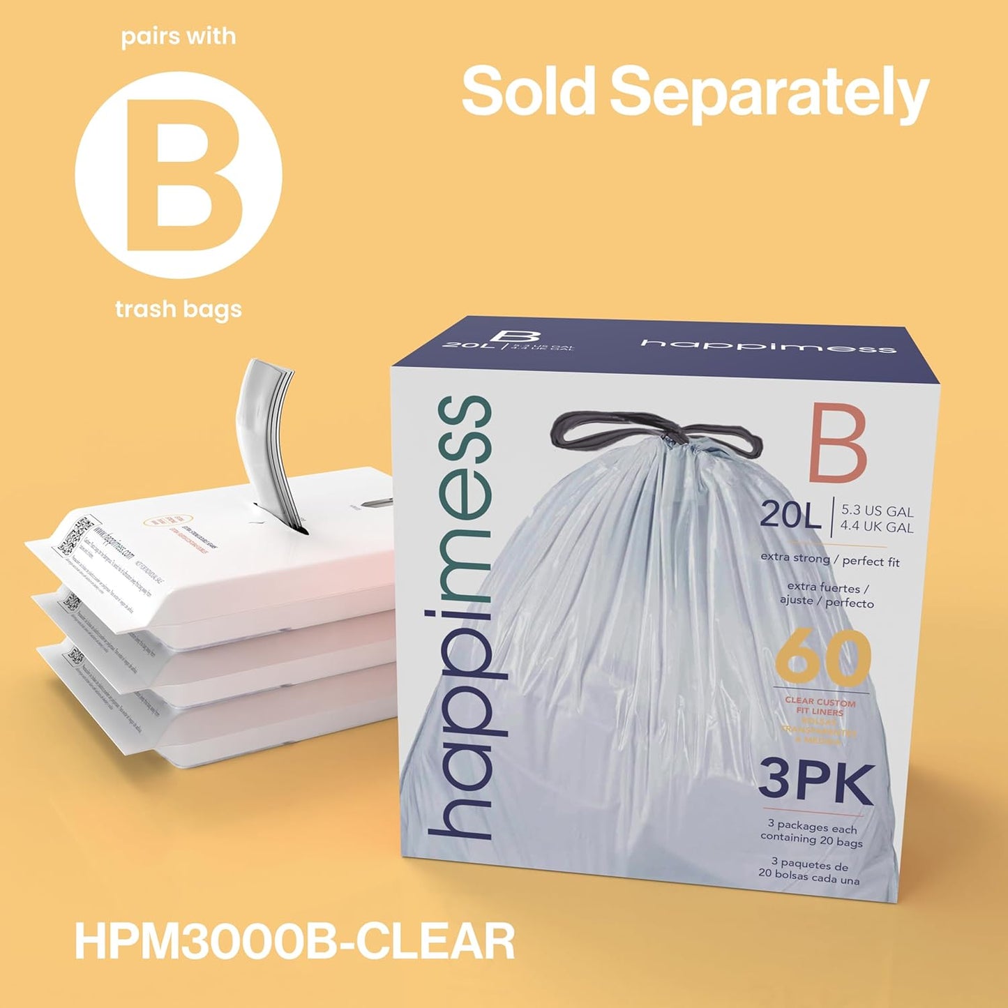 happimess HPM1012B Betty Retro Mini 3.2-Gallon Step-Open Trash Can with Soft-Close Lid, Modern, Minimalistic, Fingerprint Proof for Home, Kitchen, Laundry Room, Office, Bedroom, Bathroom, Black