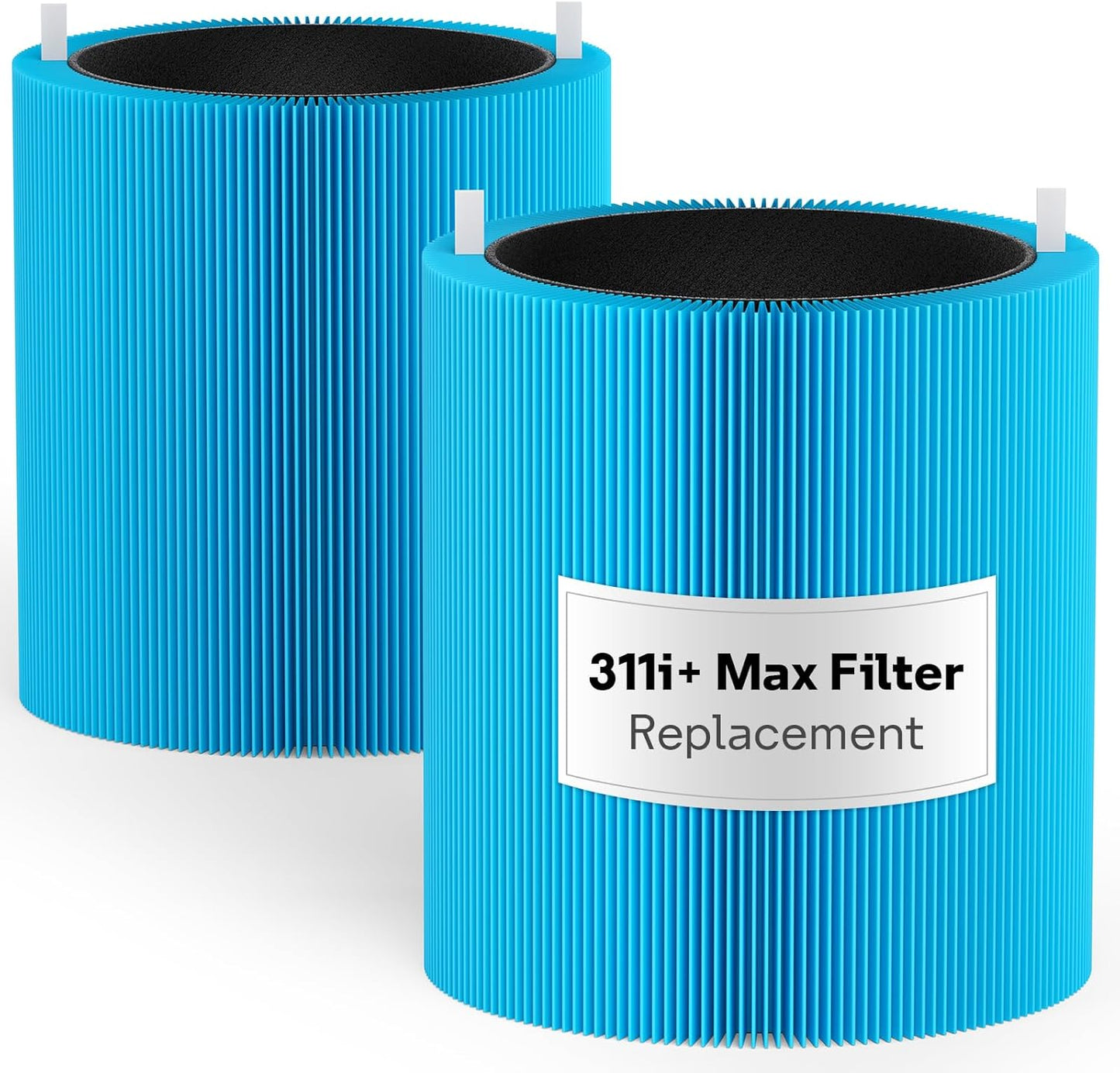 Leemone 2 Pack Blue Pure 311i+ Max AllergenBlock Filter Compatible with Blue Pure 311i+ Max Air Purifier, Activated Carbon Filter