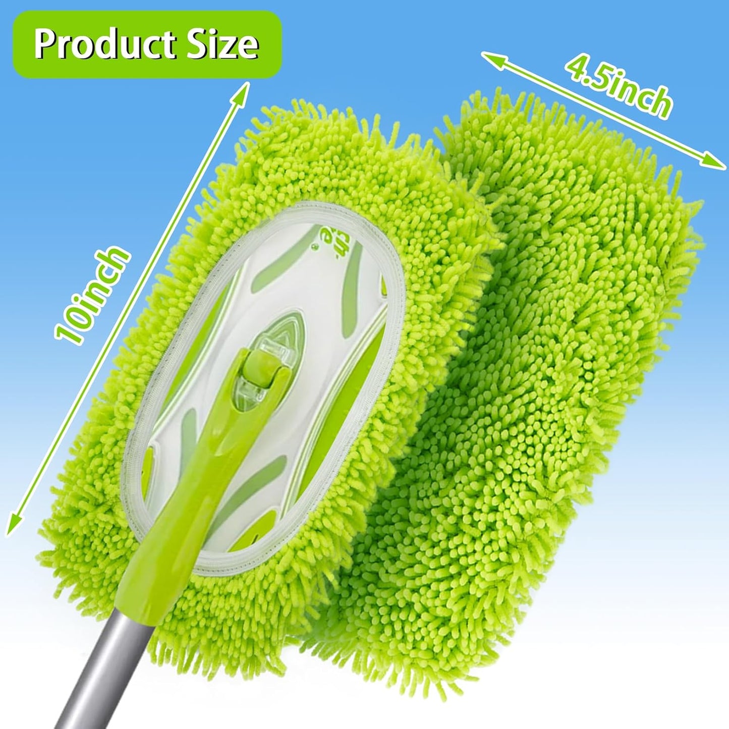 Reusable Dry Sweeping Cloths Microfiber Wet Mop Pads Compatible with Swiffer Sweeper Mop Replacement Sweeping Mopping pad Refills for Hardwood Surface Floor Cleaning (6PCS)