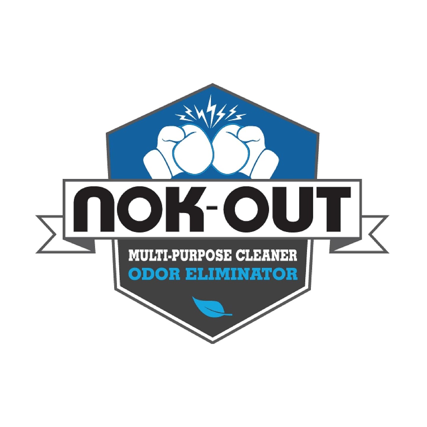 NOK OUT Odor Remover, Pet Deodorizer and Cleaning Spray, Made in the USA, 1 Gallon, 4-Pack