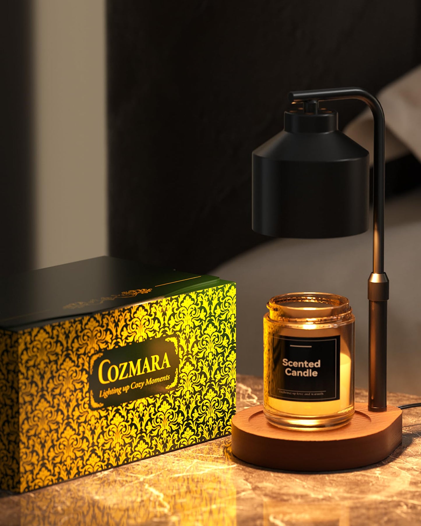 Cozmara Candle Warmer Lamp with Timer, Home Decor Birthday Gifts for Women