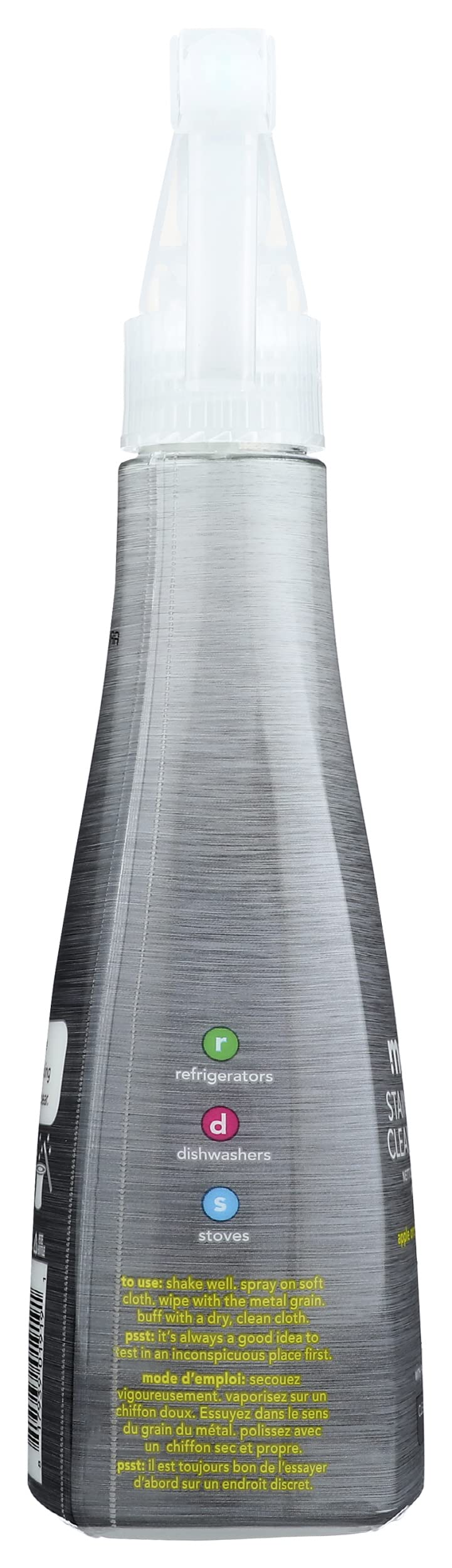 method Stainless Steel Cleaner + Polish, Apple Orchard, 14 fl oz