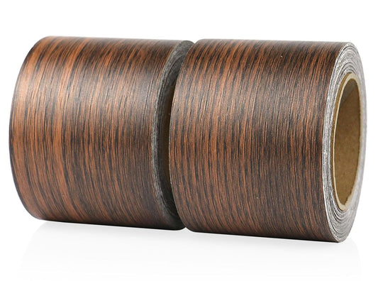 BOMEI PACK Wood Grain Repair Tape,Self Adhesive Repair Patch for Furniture, Floors, Cabinets, Windows, Doors, RV, Home Decor and DIY Projects (2, Walnut)